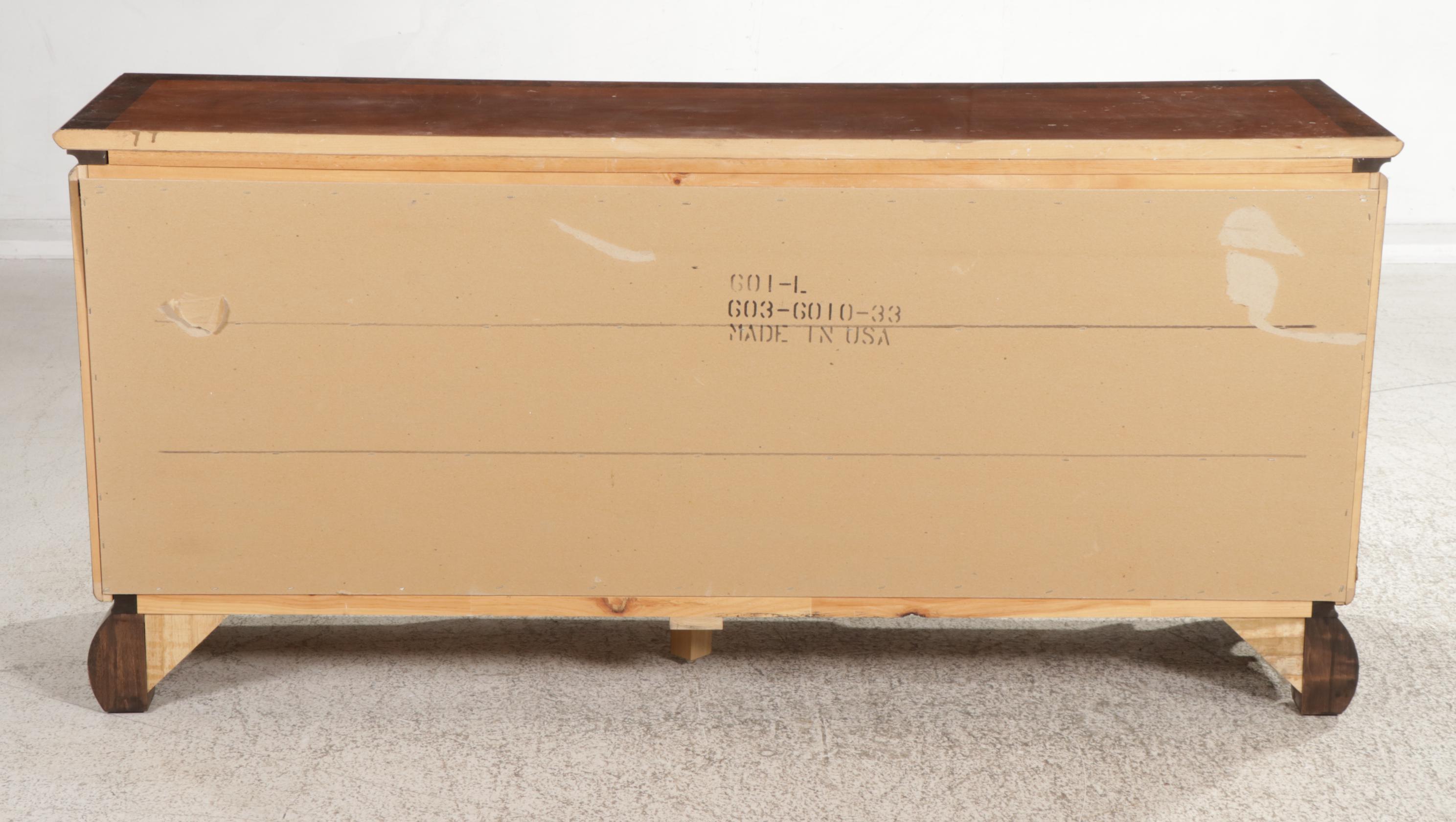 Broyhill Premier Collection Chinese Style Walnut Dresser, Late 20th Century