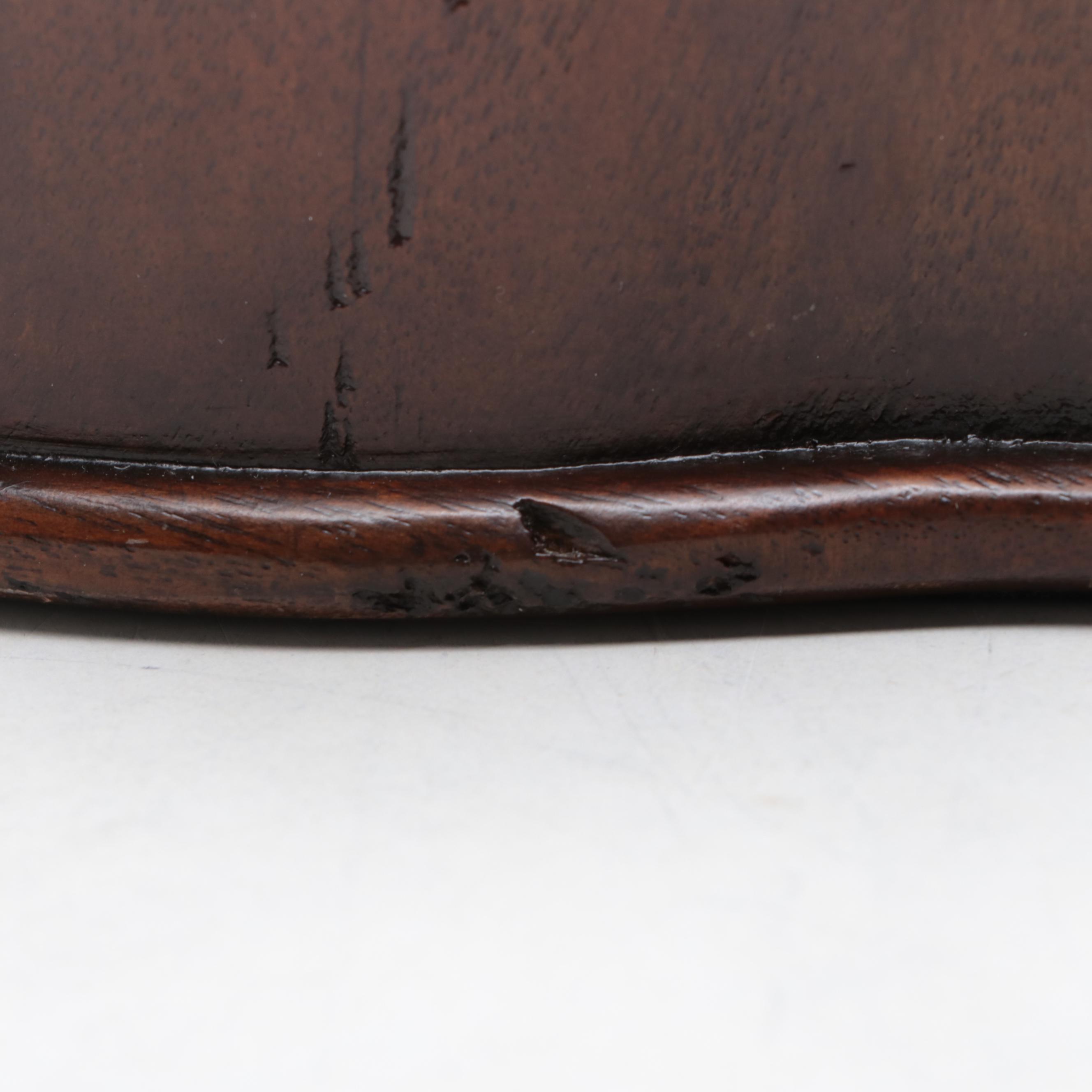 George III Style Mahogany Knife Box, Late 20th Century