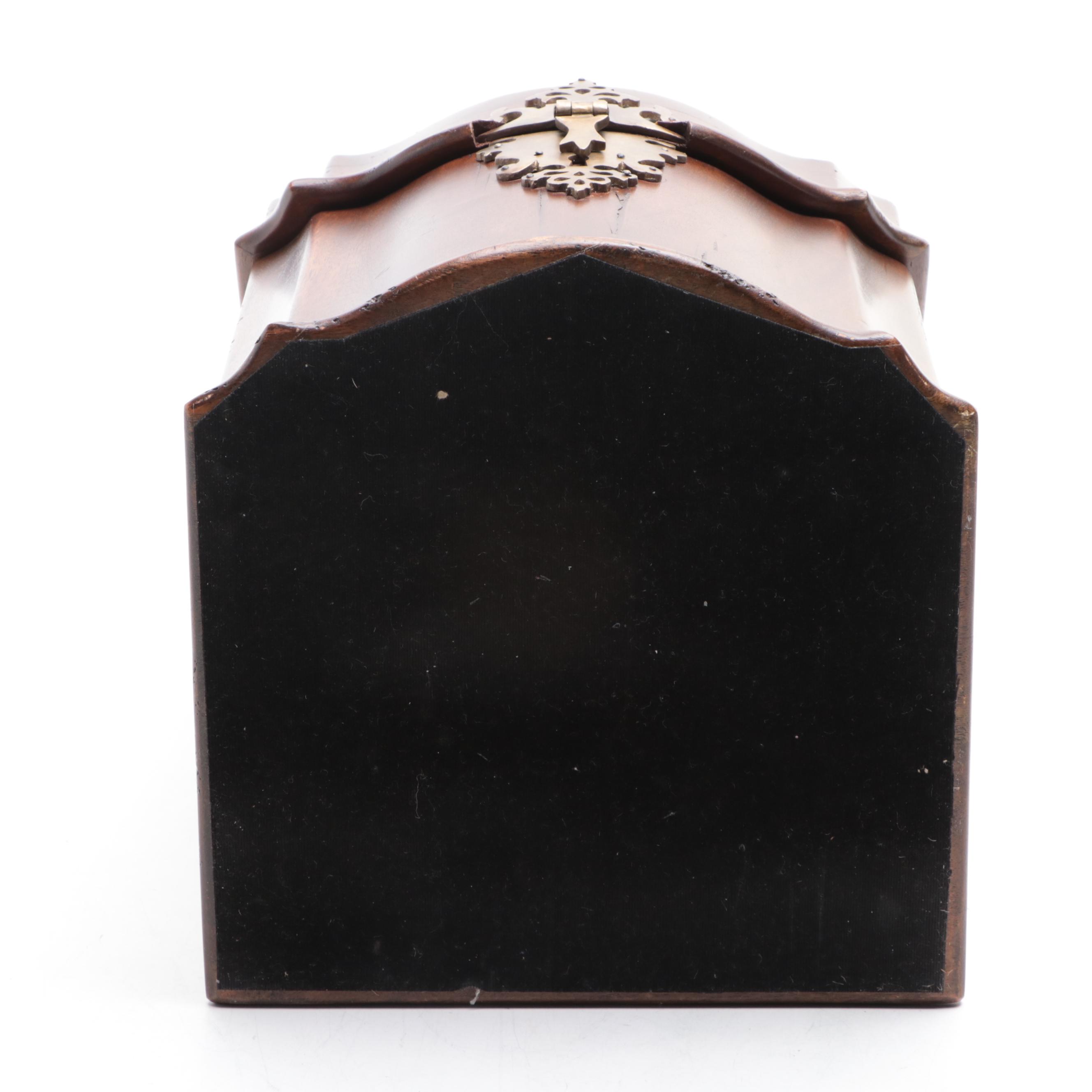 George III Style Mahogany Knife Box, Late 20th Century