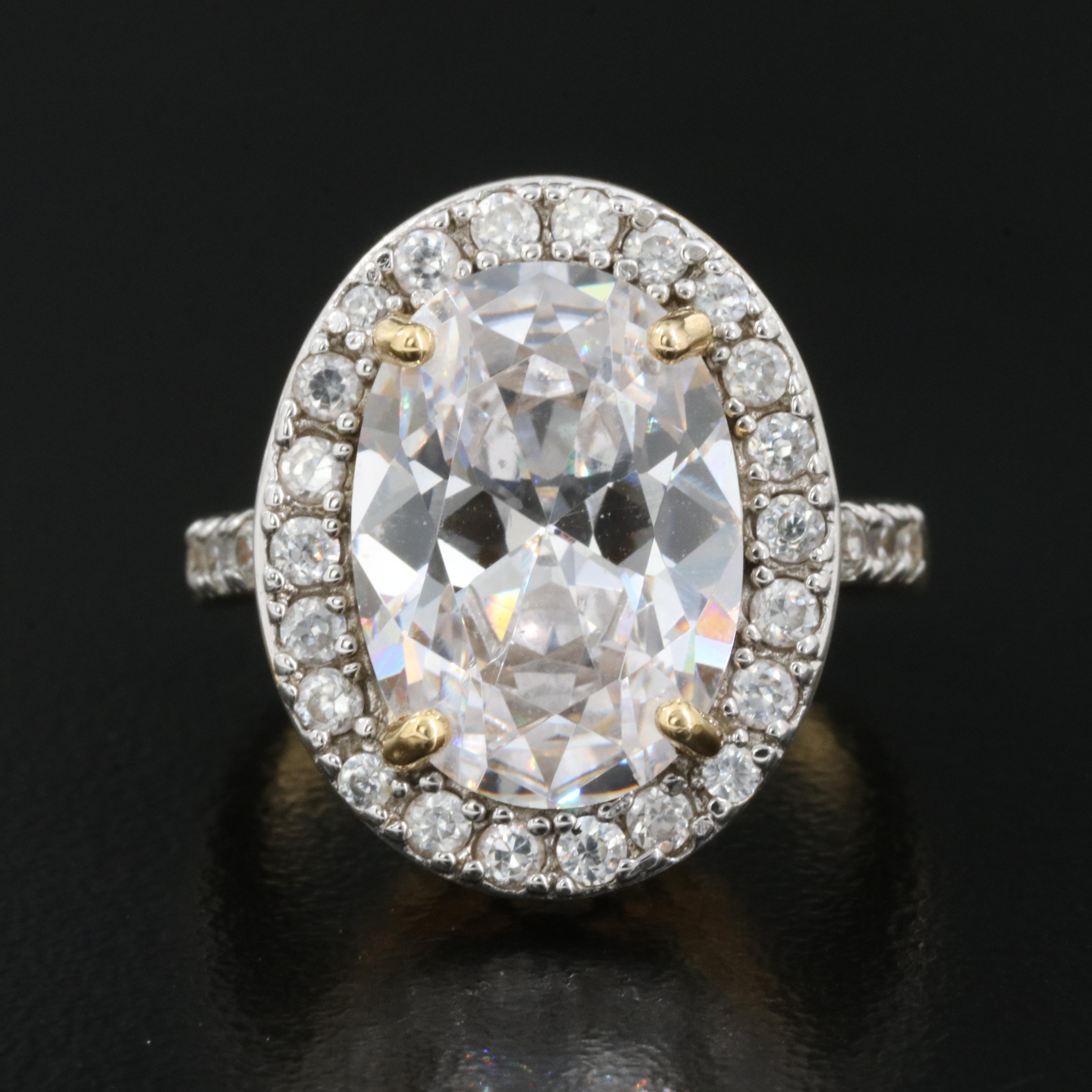 Sterling Cubic Zirconia Ring