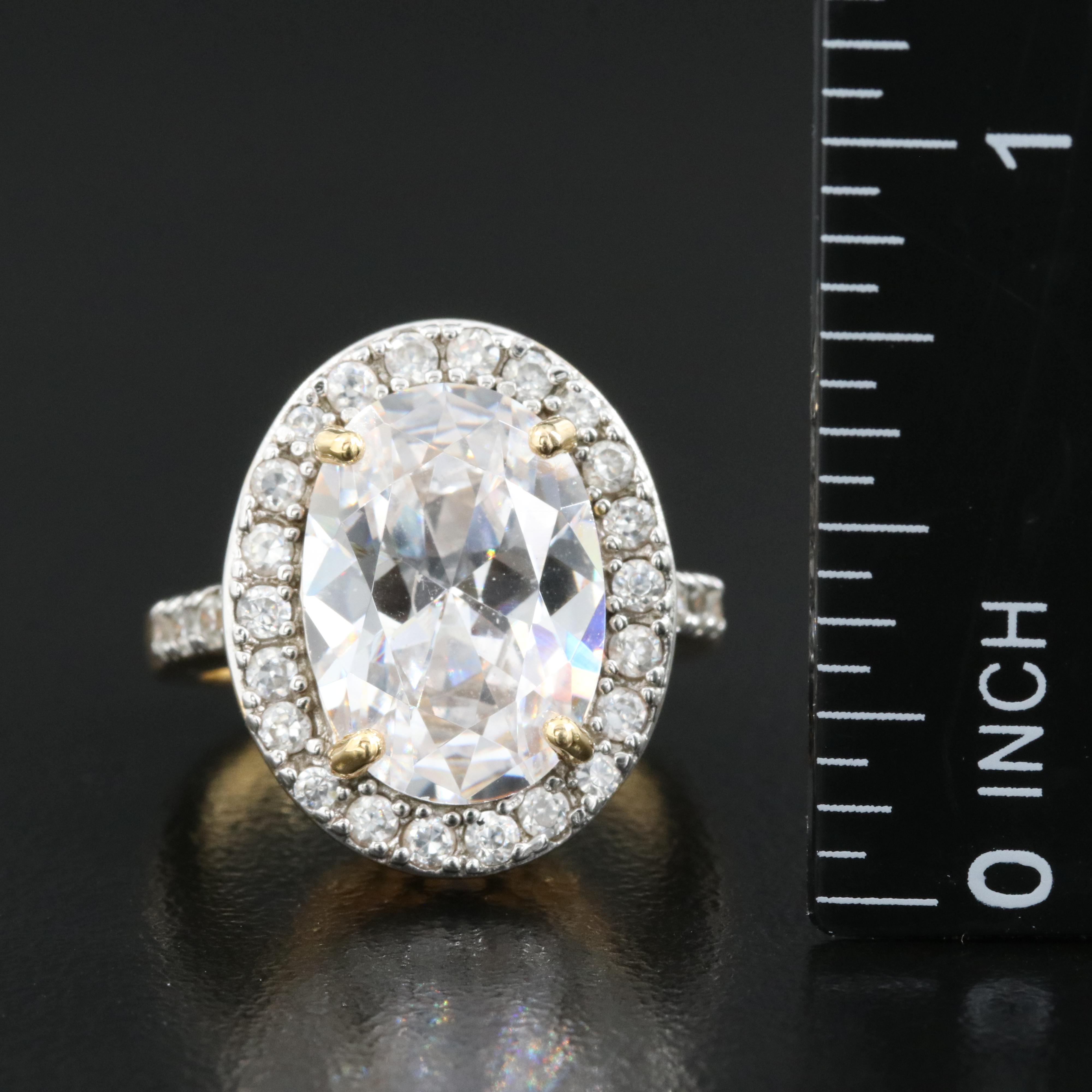 Sterling Cubic Zirconia Ring