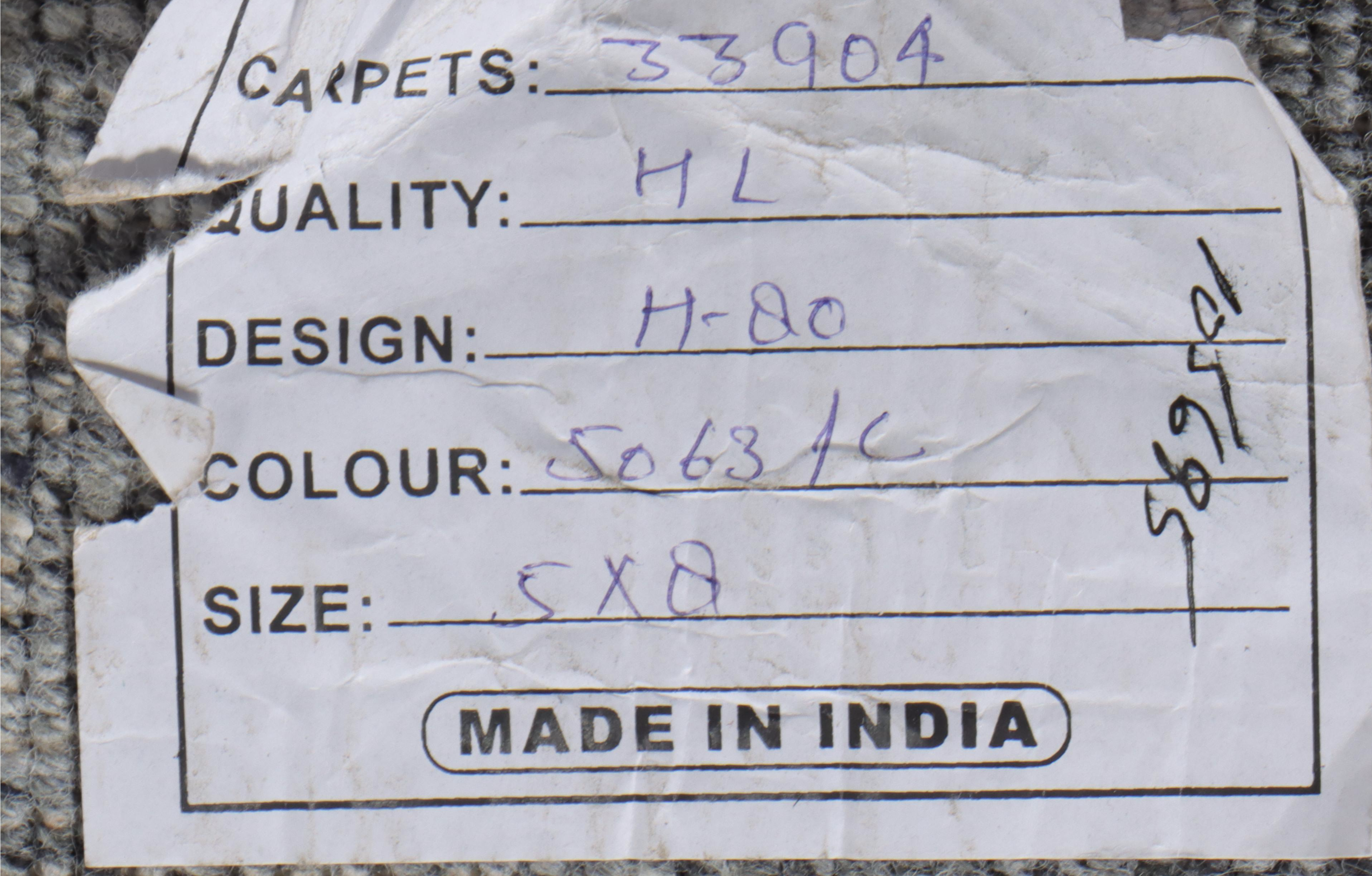 4'11 x 7'10 Hand-Knotted The Rug Gallery Indian Area Rug