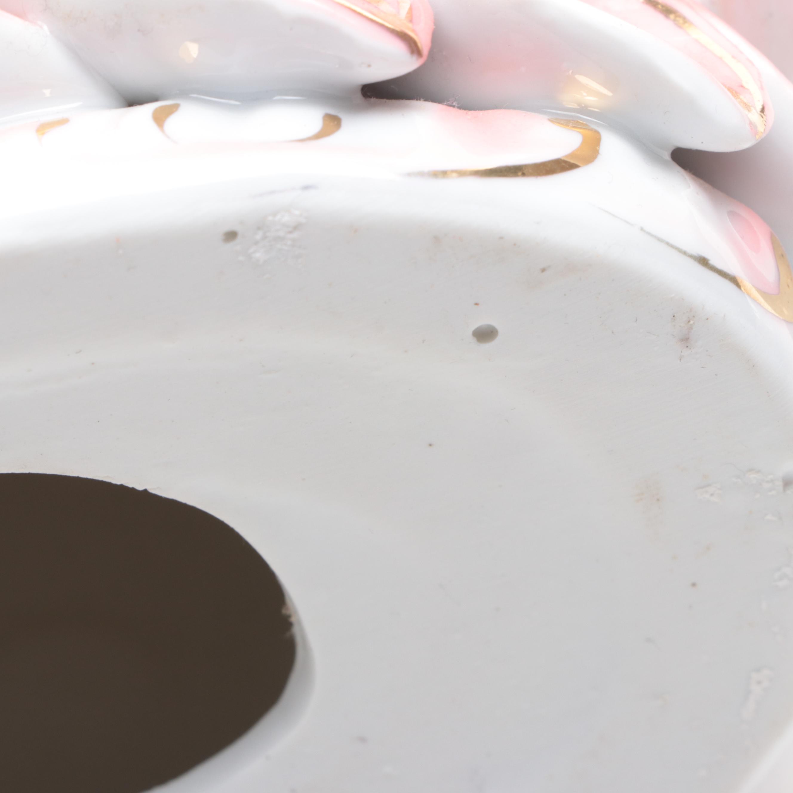 Chinese Porcelain Figurine of Guanyin Seated on a Lotus Flower