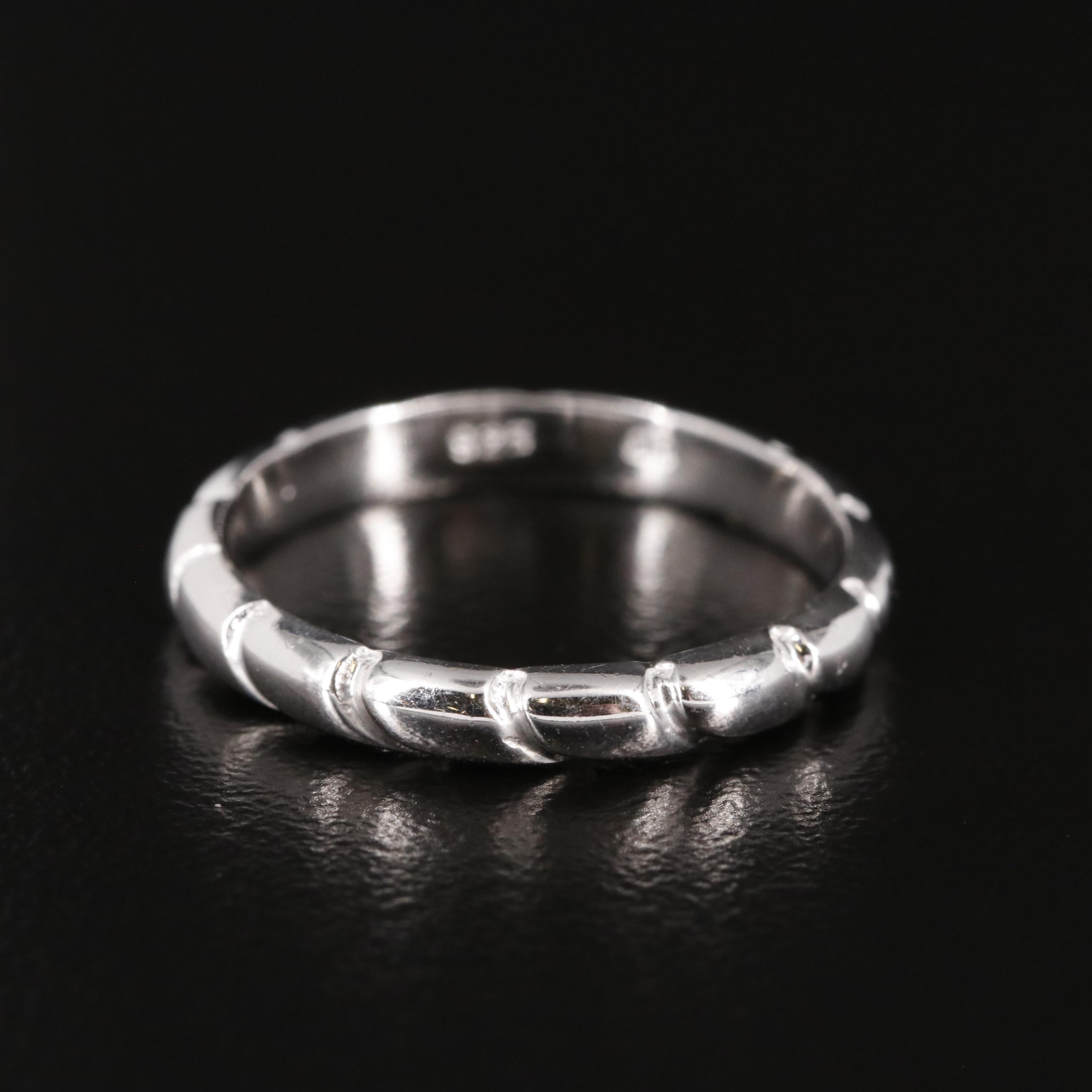 Sterling Textured Band Ring