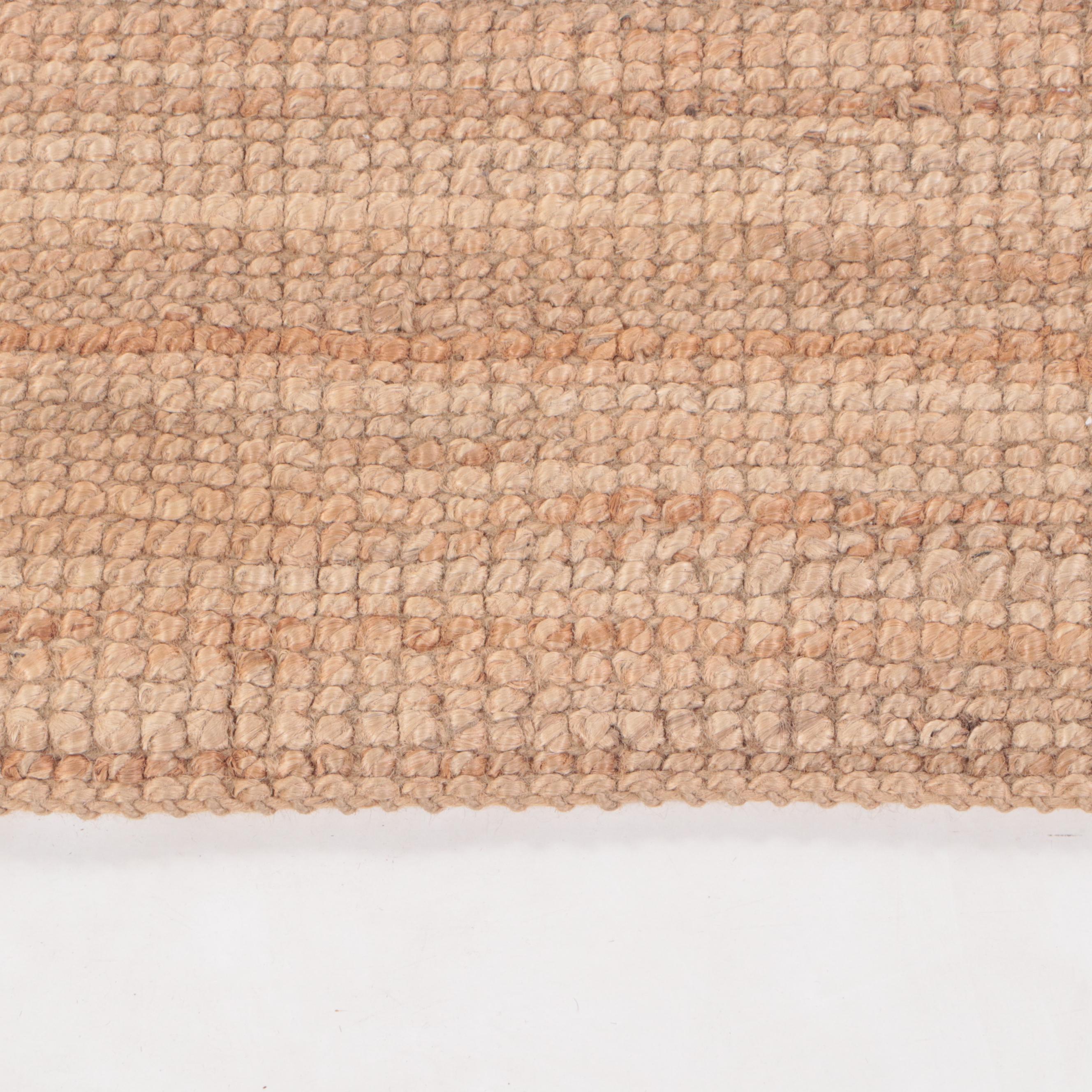 6'7 x 9'11 Handwoven Jute Area Rug