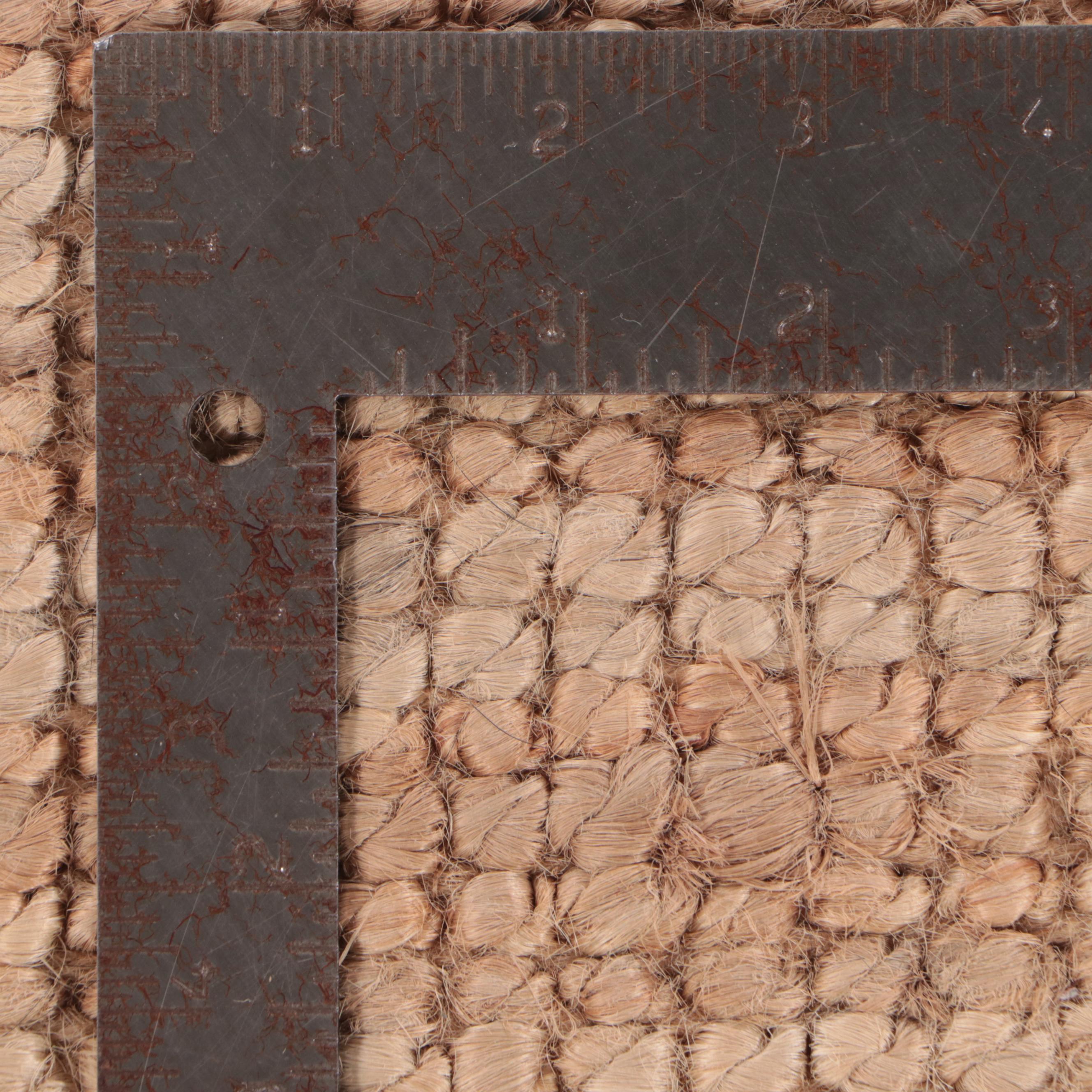 6'7 x 9'11 Handwoven Jute Area Rug