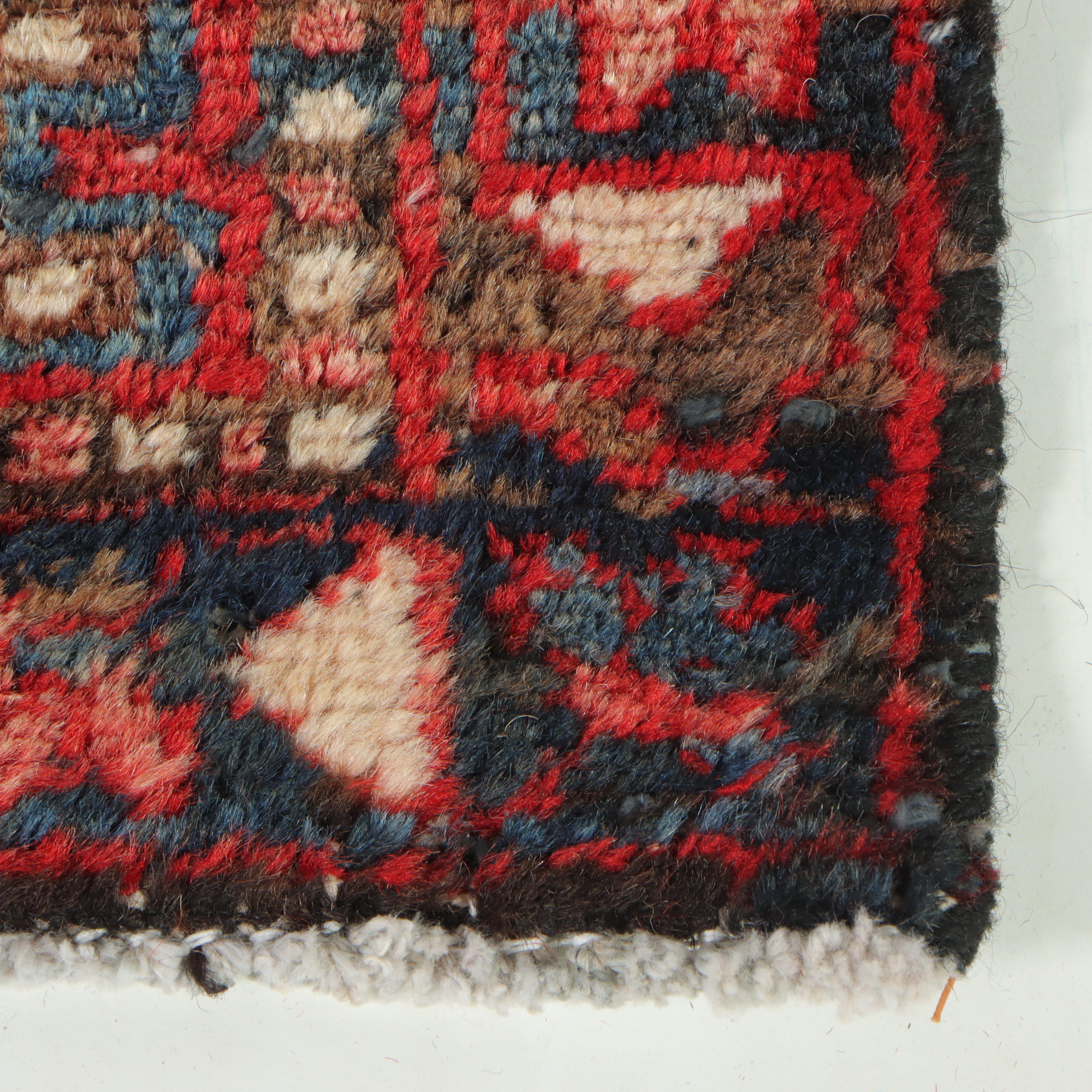 2'6 x 4'1 Hand-Knotted Persian Karaja Accent Rug