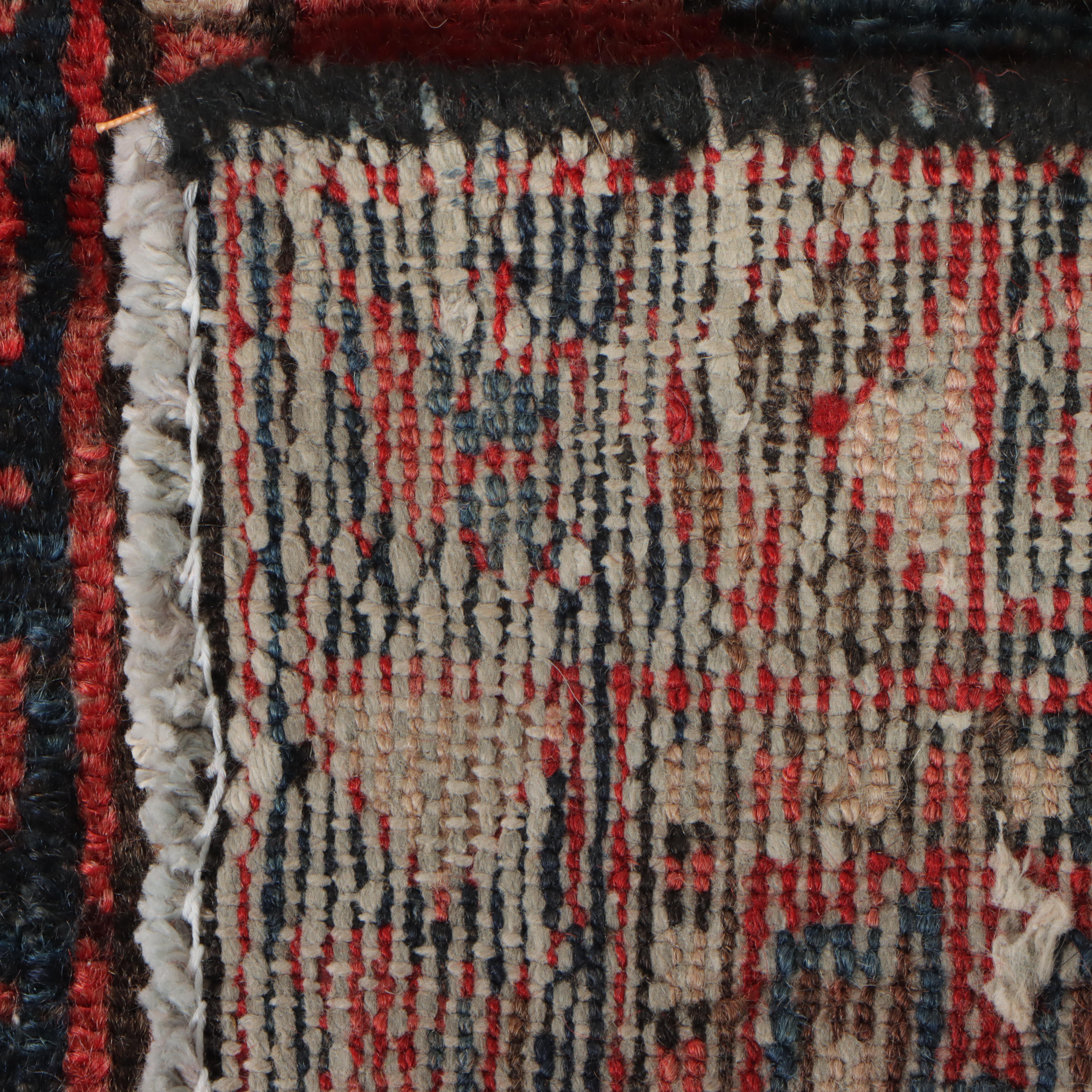 2'6 x 4'1 Hand-Knotted Persian Karaja Accent Rug