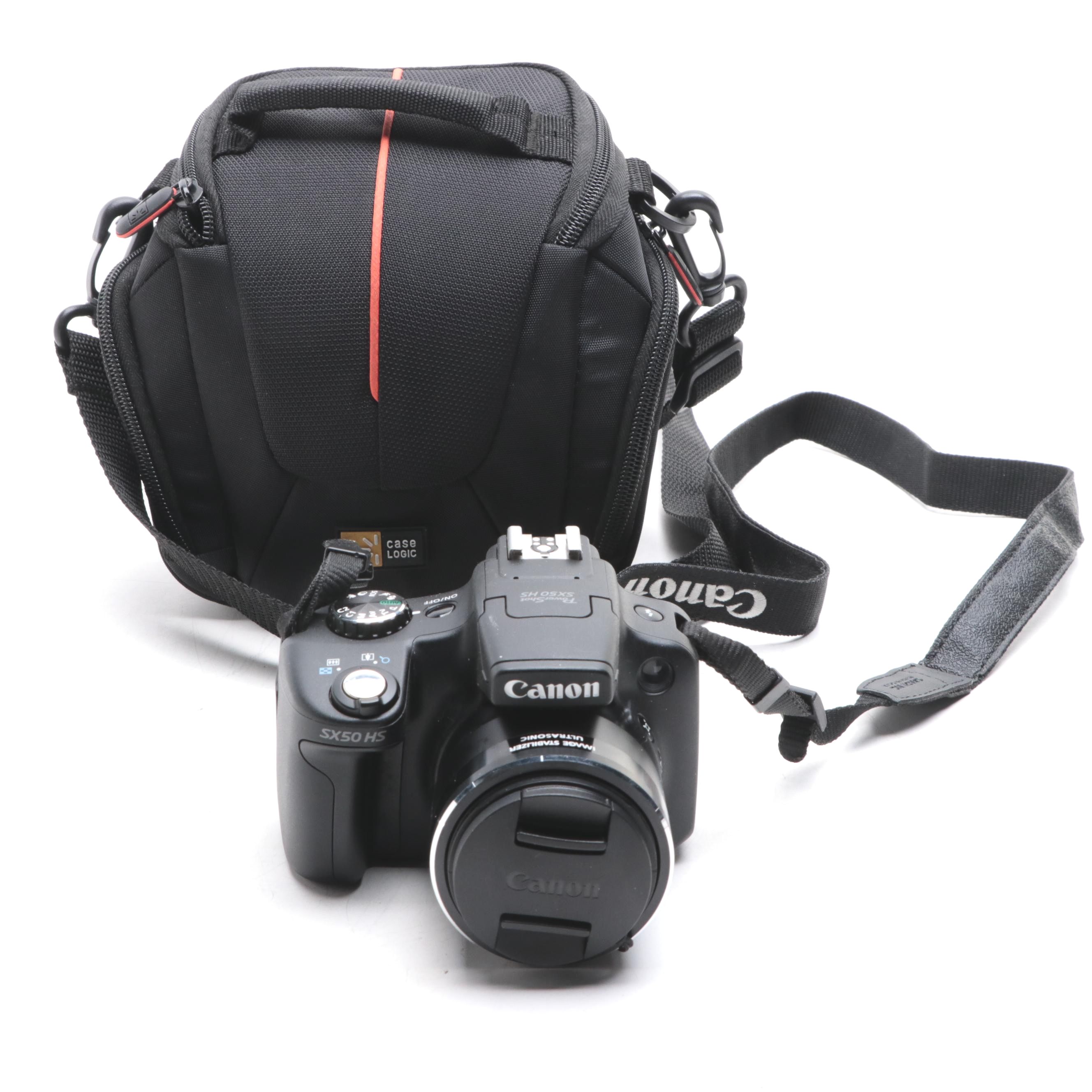 Canon PowerShot SX50 HS Digital Camera With Case and 16GB SD Card