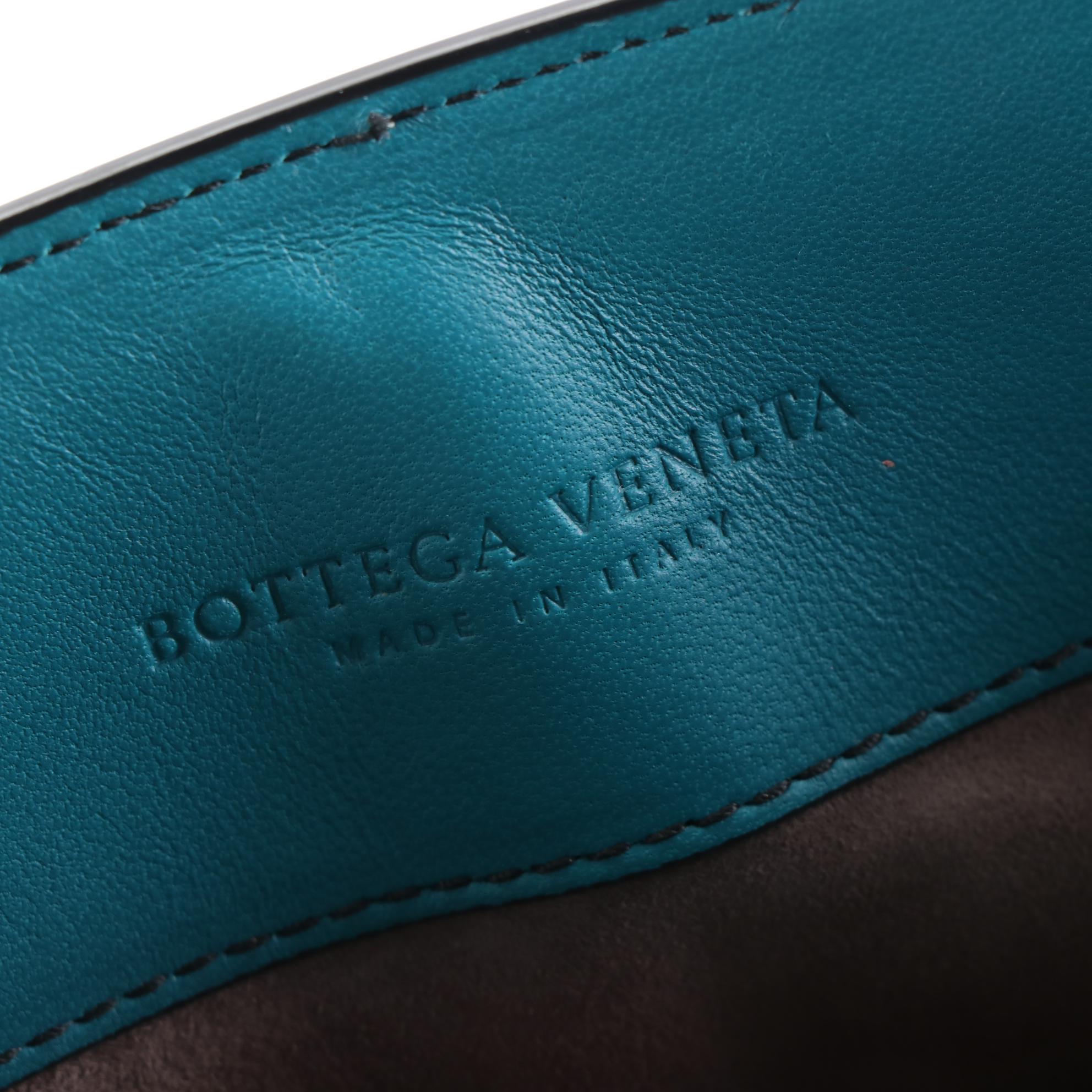 Bottega Veneta Belt Flap Camera Bag in Intrecciato Nappa Leather