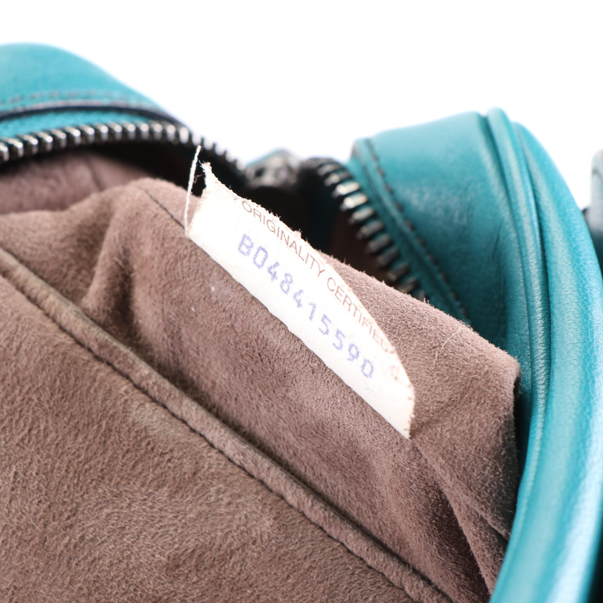 Bottega Veneta Belt Flap Camera Bag in Intrecciato Nappa Leather