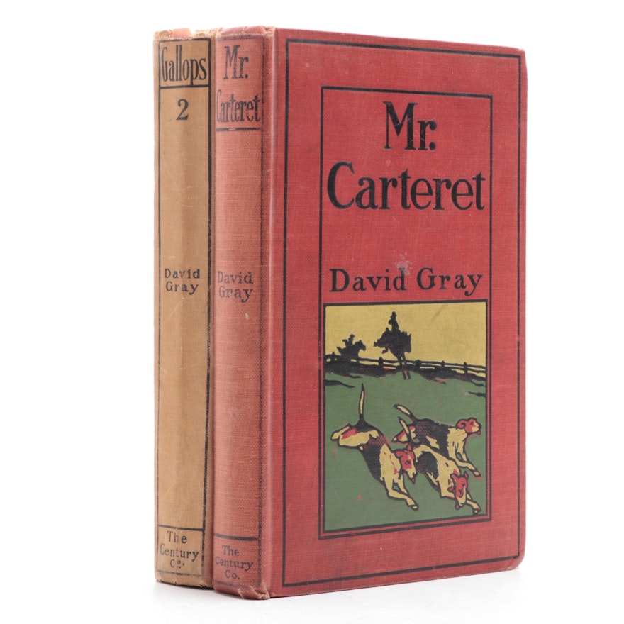 First Edition "Mr. Carteret" and "Gallops 2" by David Gray, Early 20th Century