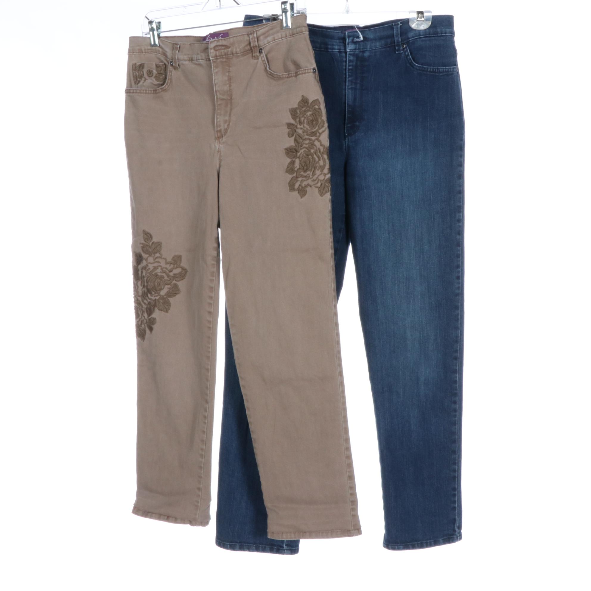 Liz Claiborne, Jeanne Pierre Sweaters, and Gloria Vanderbilt Amanda Style Jeans
