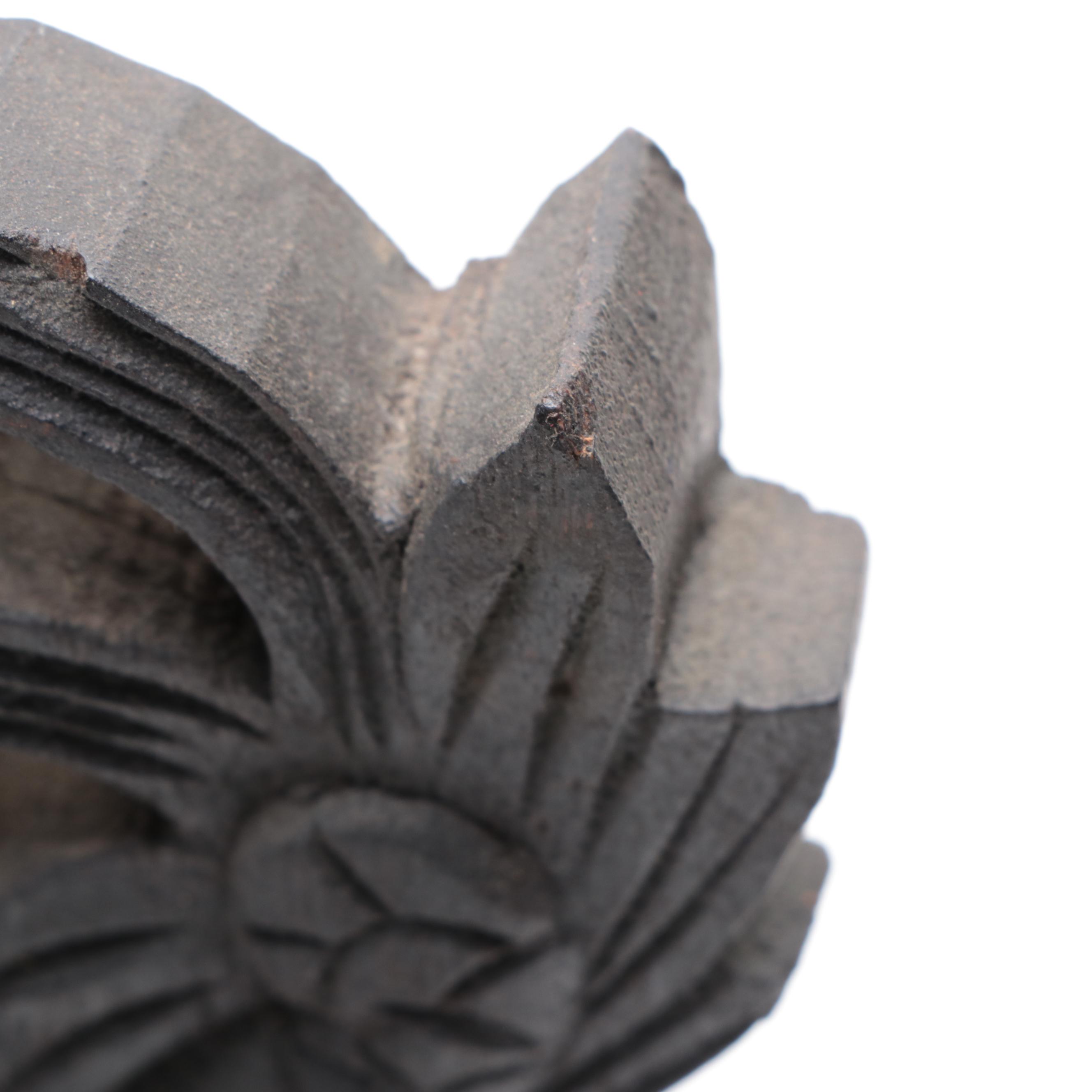 Chinese Dragon and Guardian Lion Brass, Wood and Metal Temple Gong Bell, 20th C.