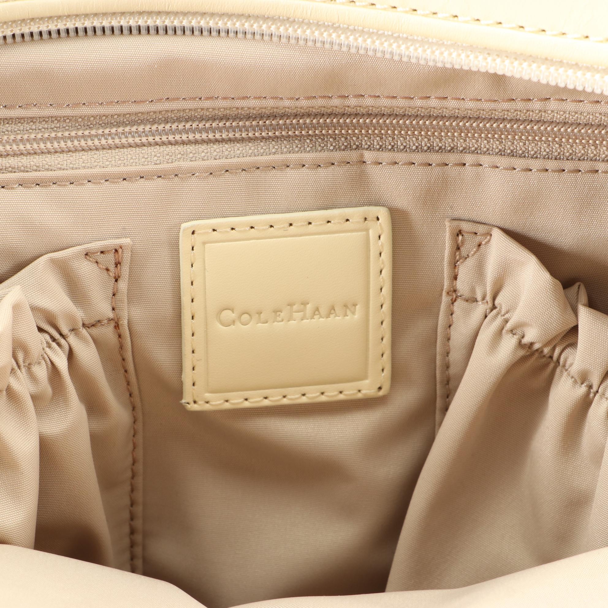 Cole Haan Canvas and Leather Handbag