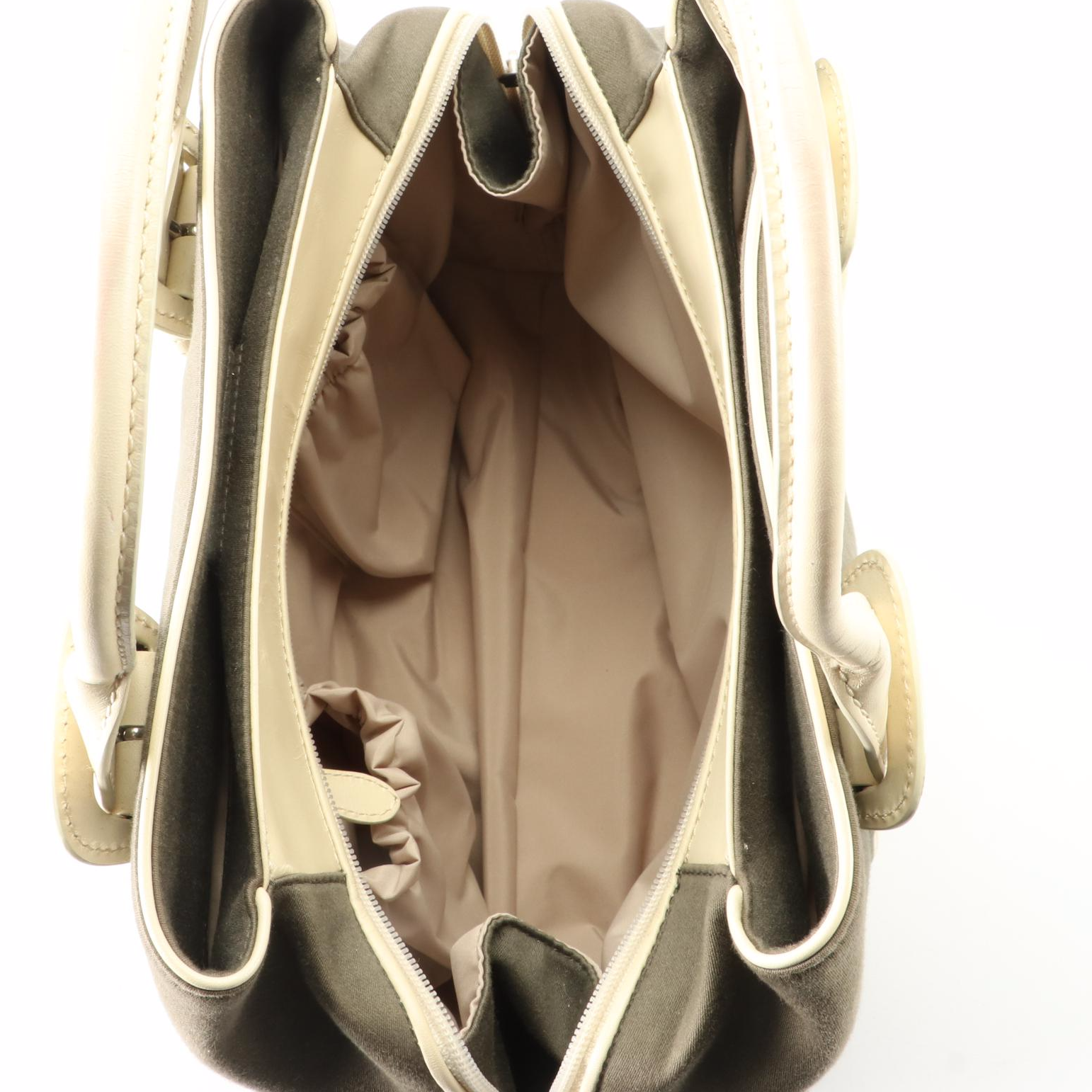 Cole Haan Canvas and Leather Handbag