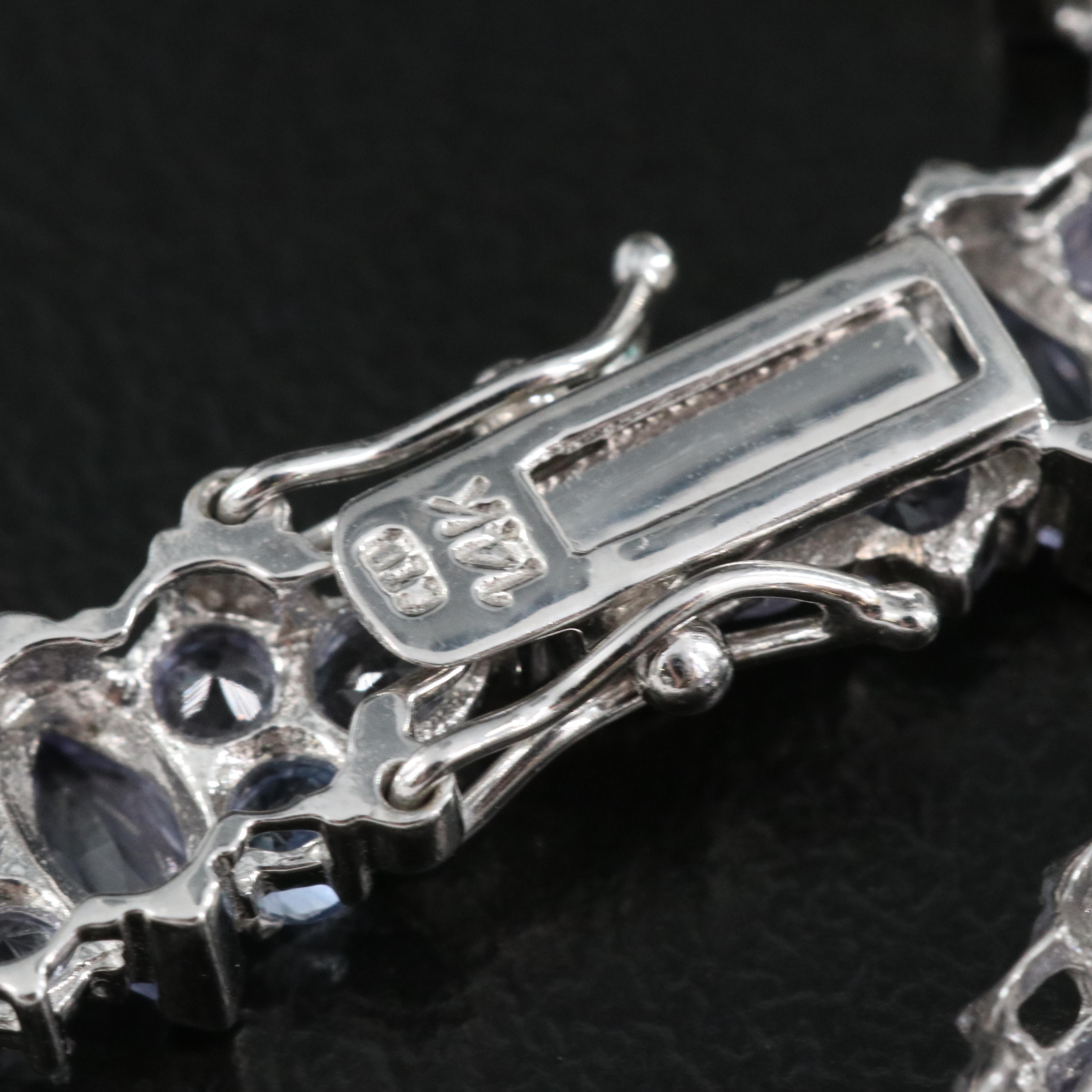 14K Tanzanite Bracelet