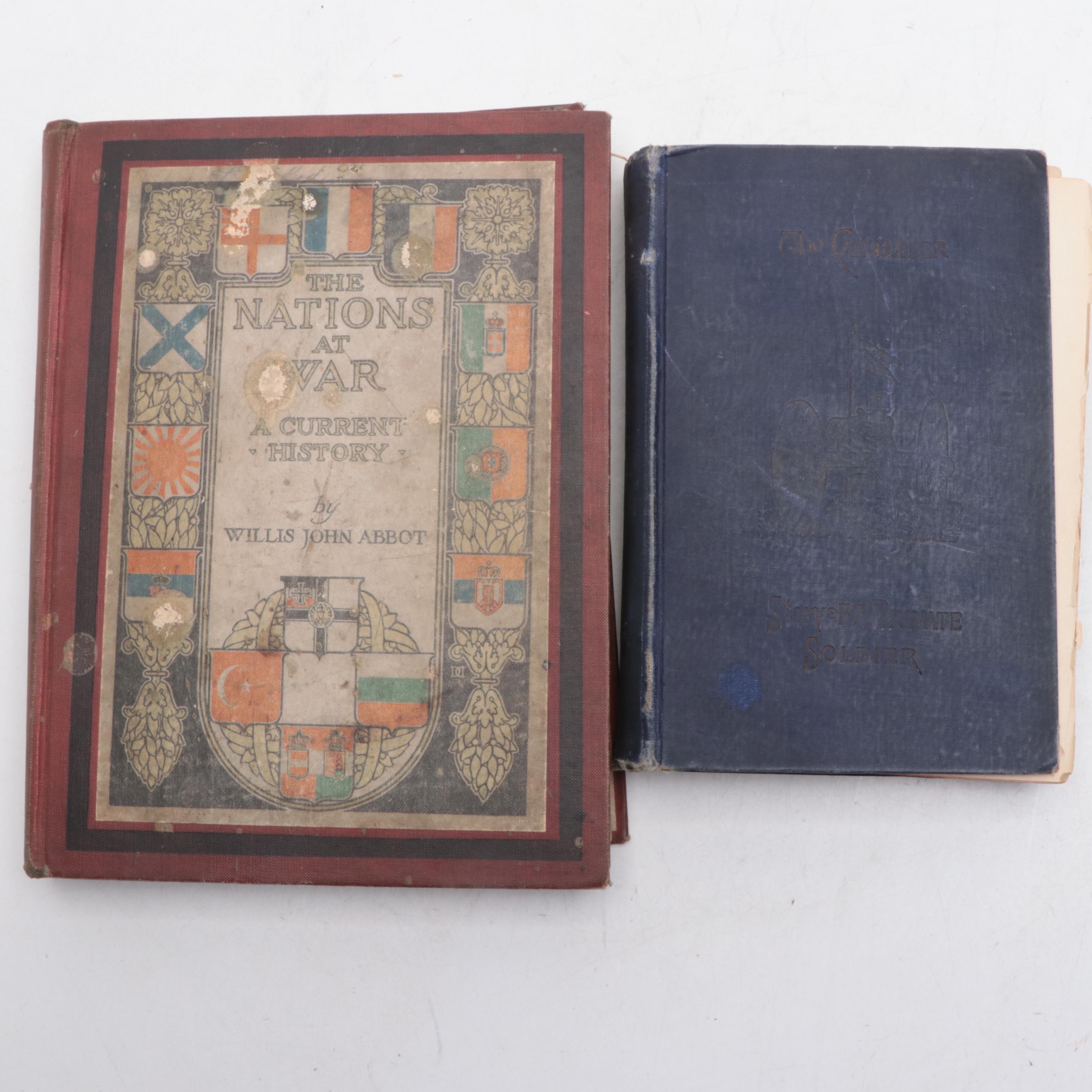 Illustrated "The Nations at War" by Willis J. Abbot and More