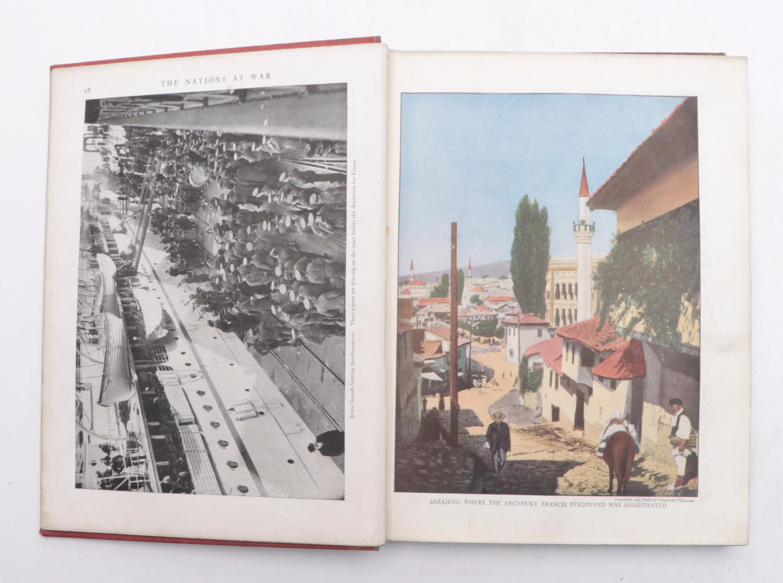 Illustrated "The Nations at War" by Willis J. Abbot and More