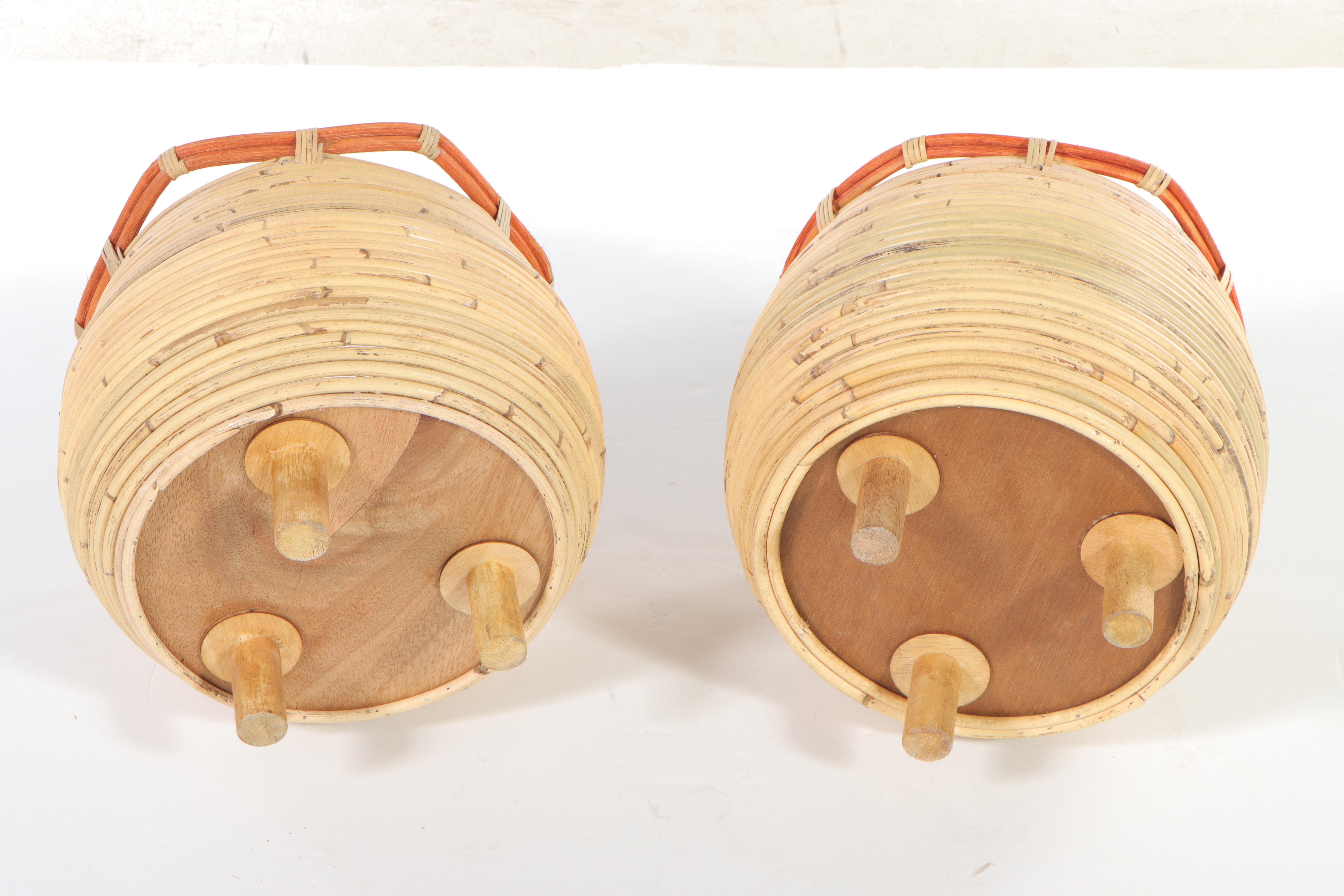 Two Opalhouse With Jungalow Woven Footed Planters