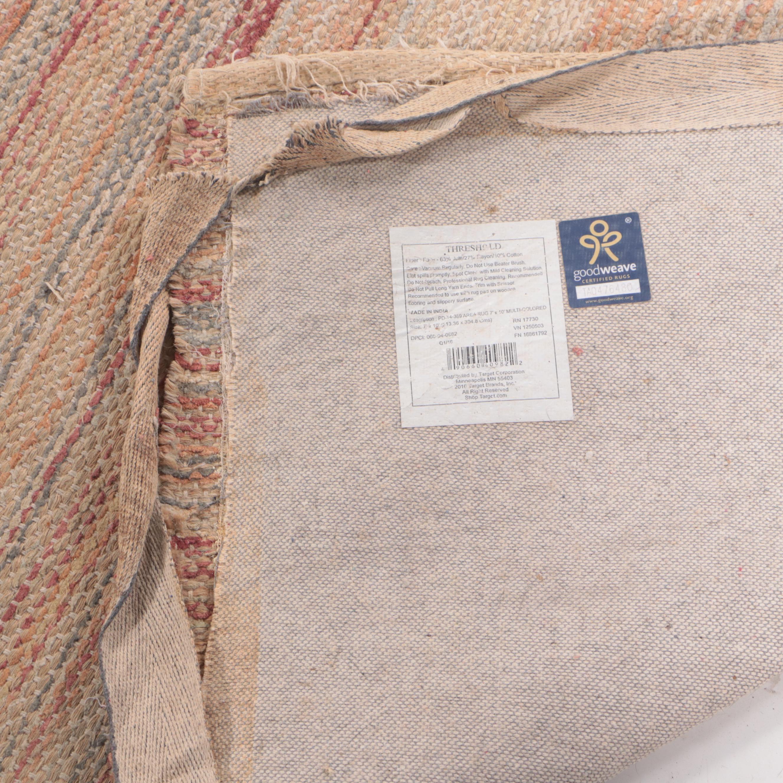 7'1 x 10'4 Handwoven Threshold Area Rug