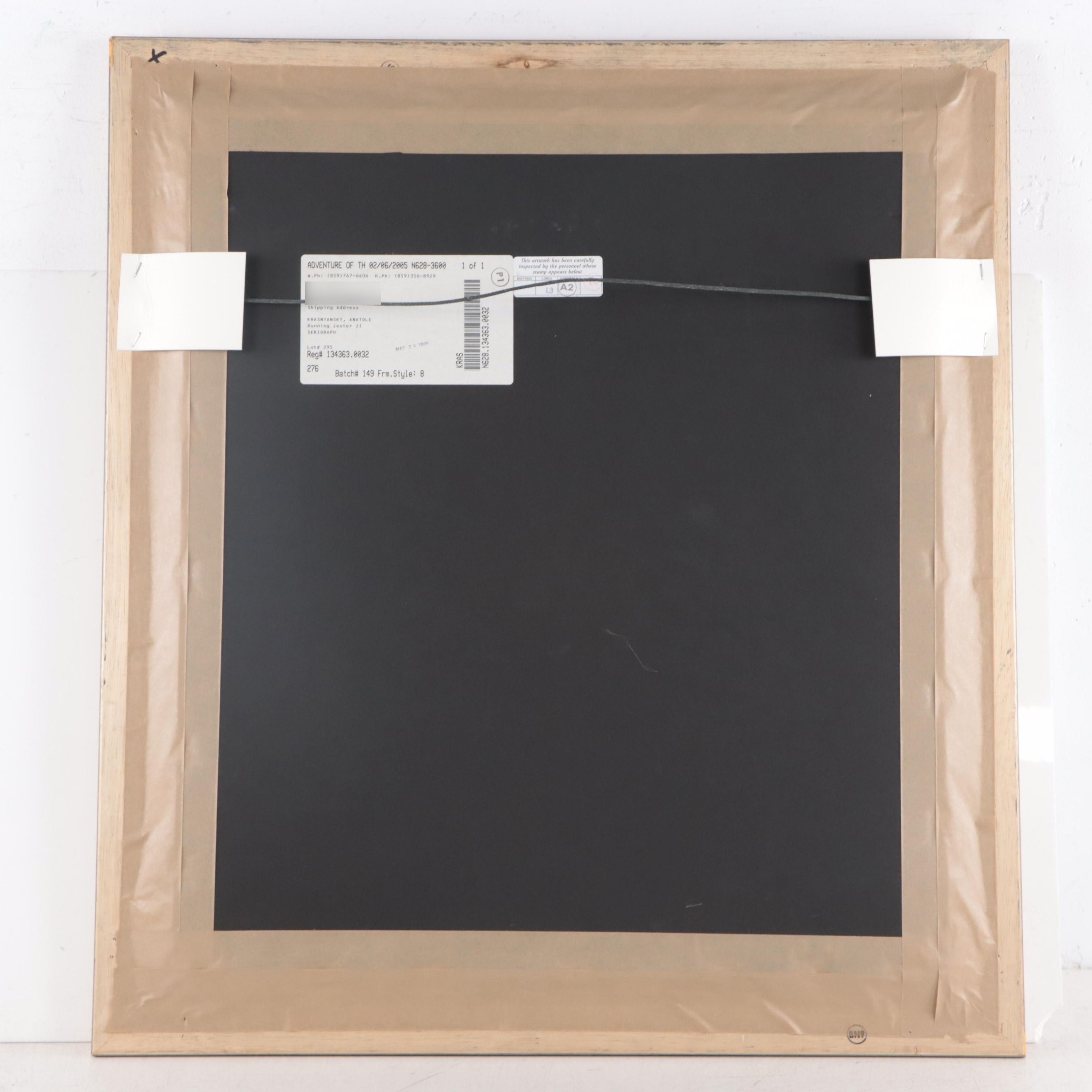 Anatole Krasnyansky Serigraph "Running Jester II," 2003