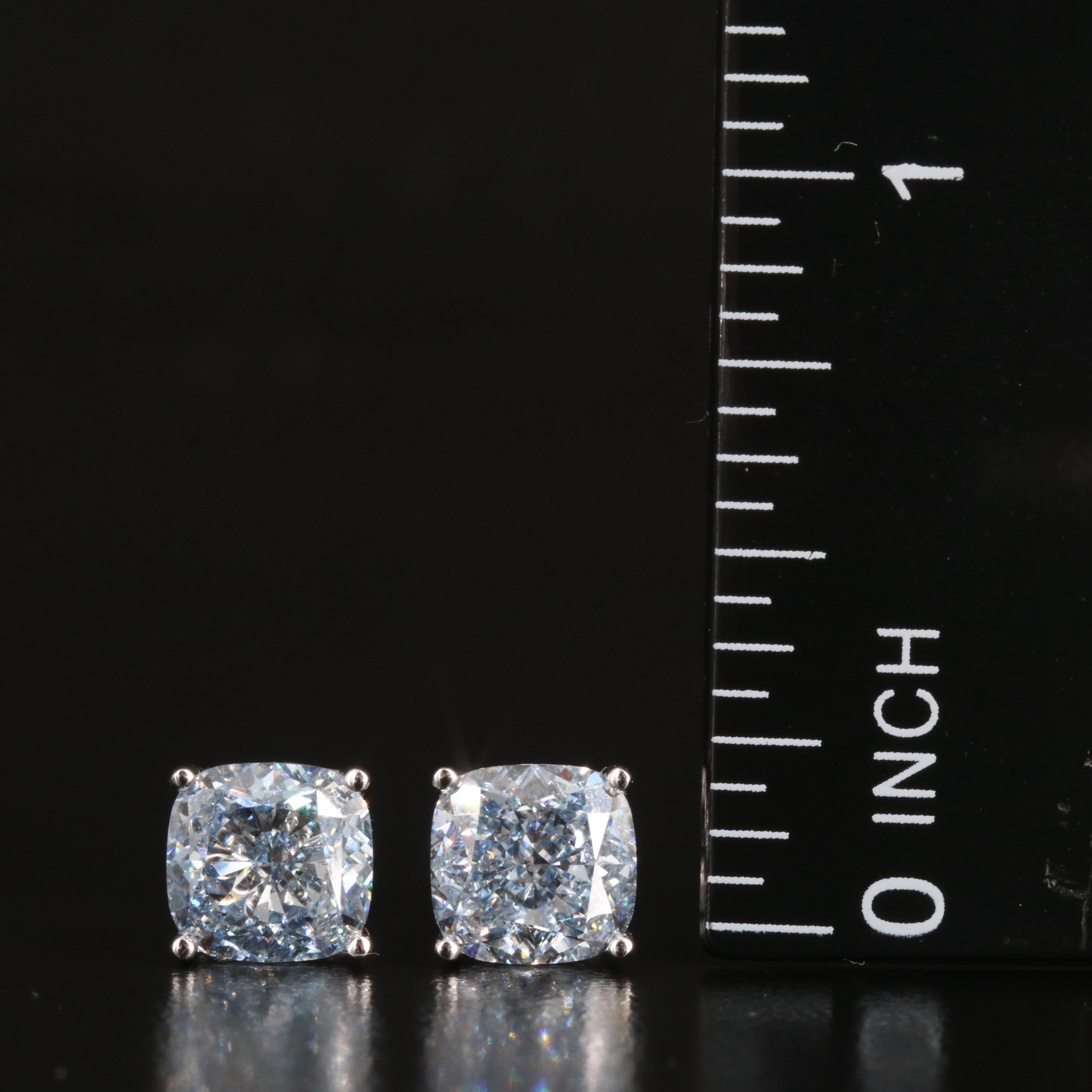 14K 3.33 CTW Lab Grown Diamond Stud Earrings