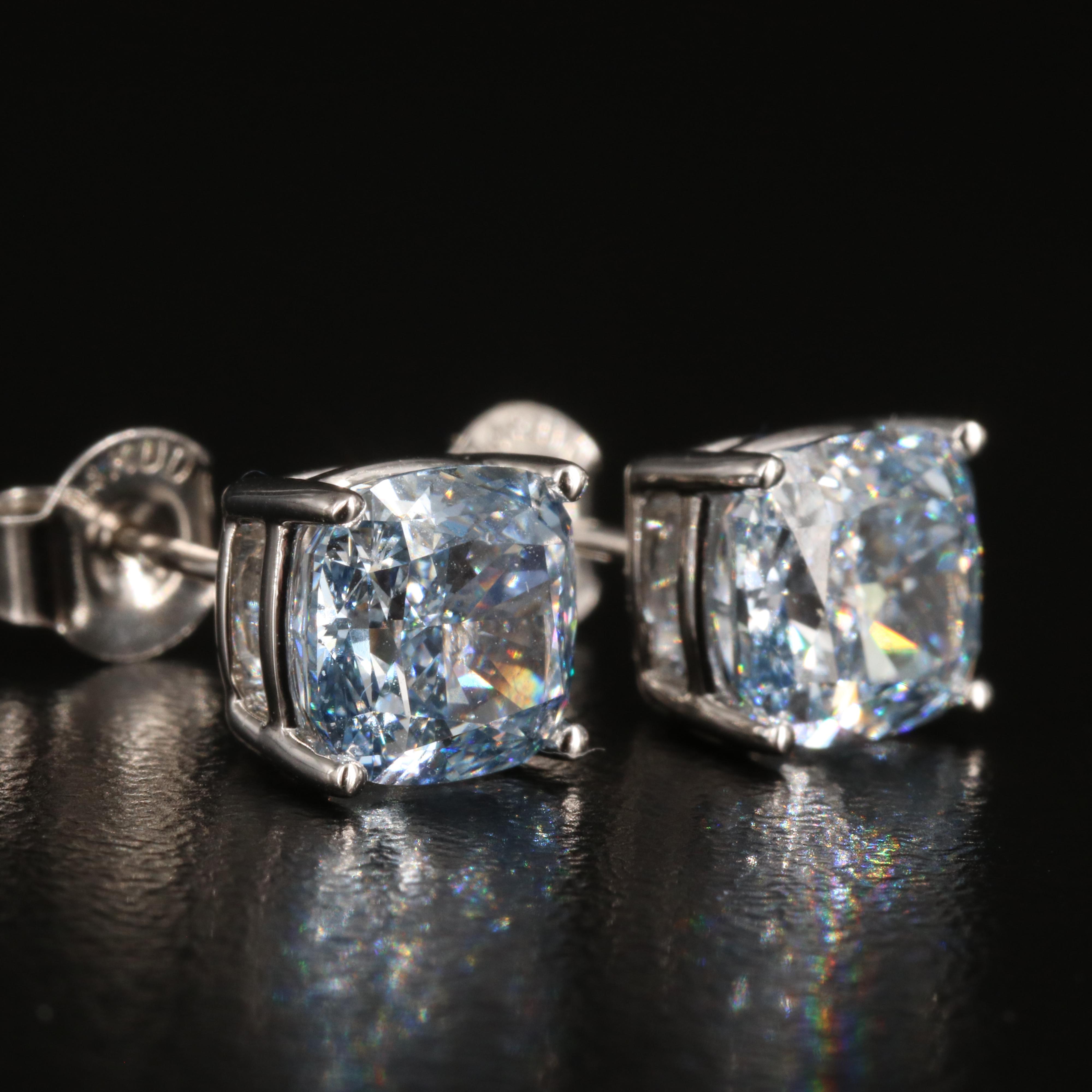 14K 3.33 CTW Lab Grown Diamond Stud Earrings