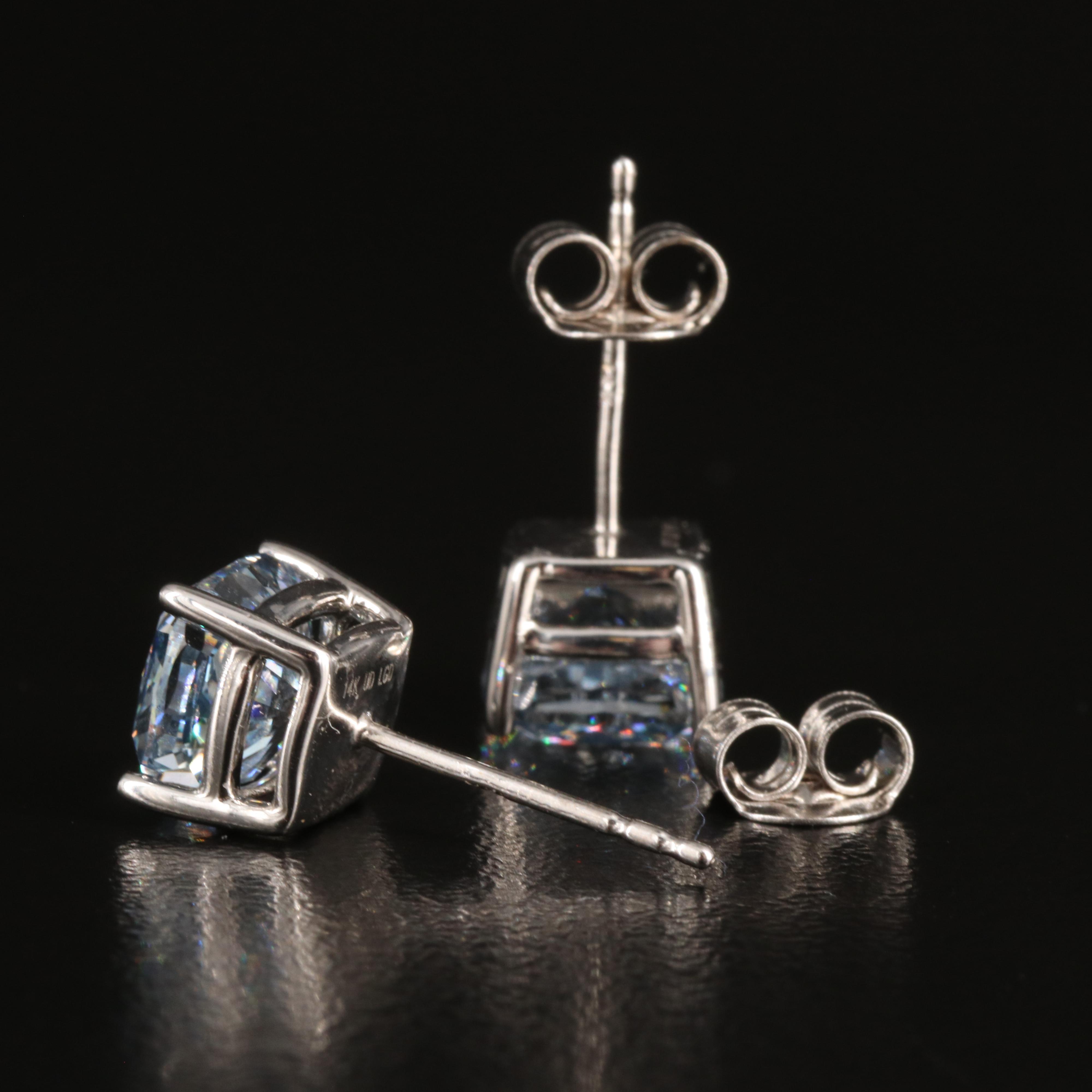 14K 3.33 CTW Lab Grown Diamond Stud Earrings