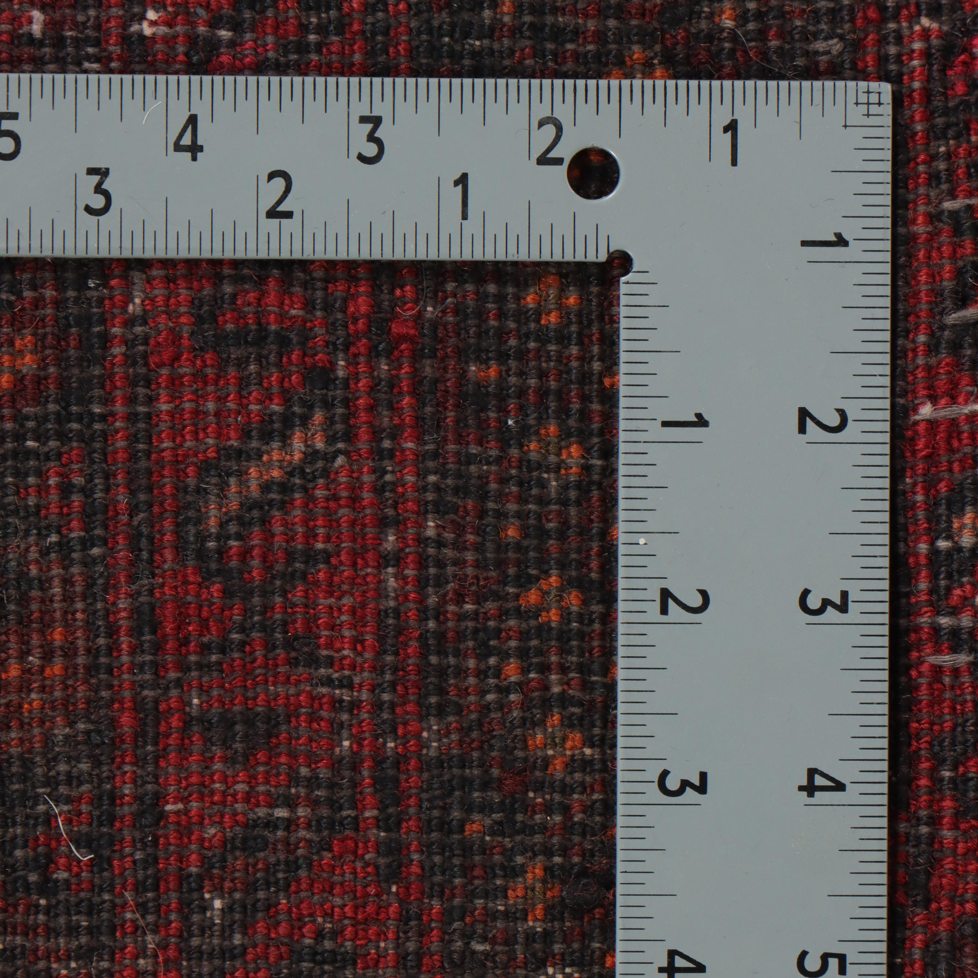 3'6 x 5'1 Hand-Knotted Persian Qashqai Remnant Area Rug