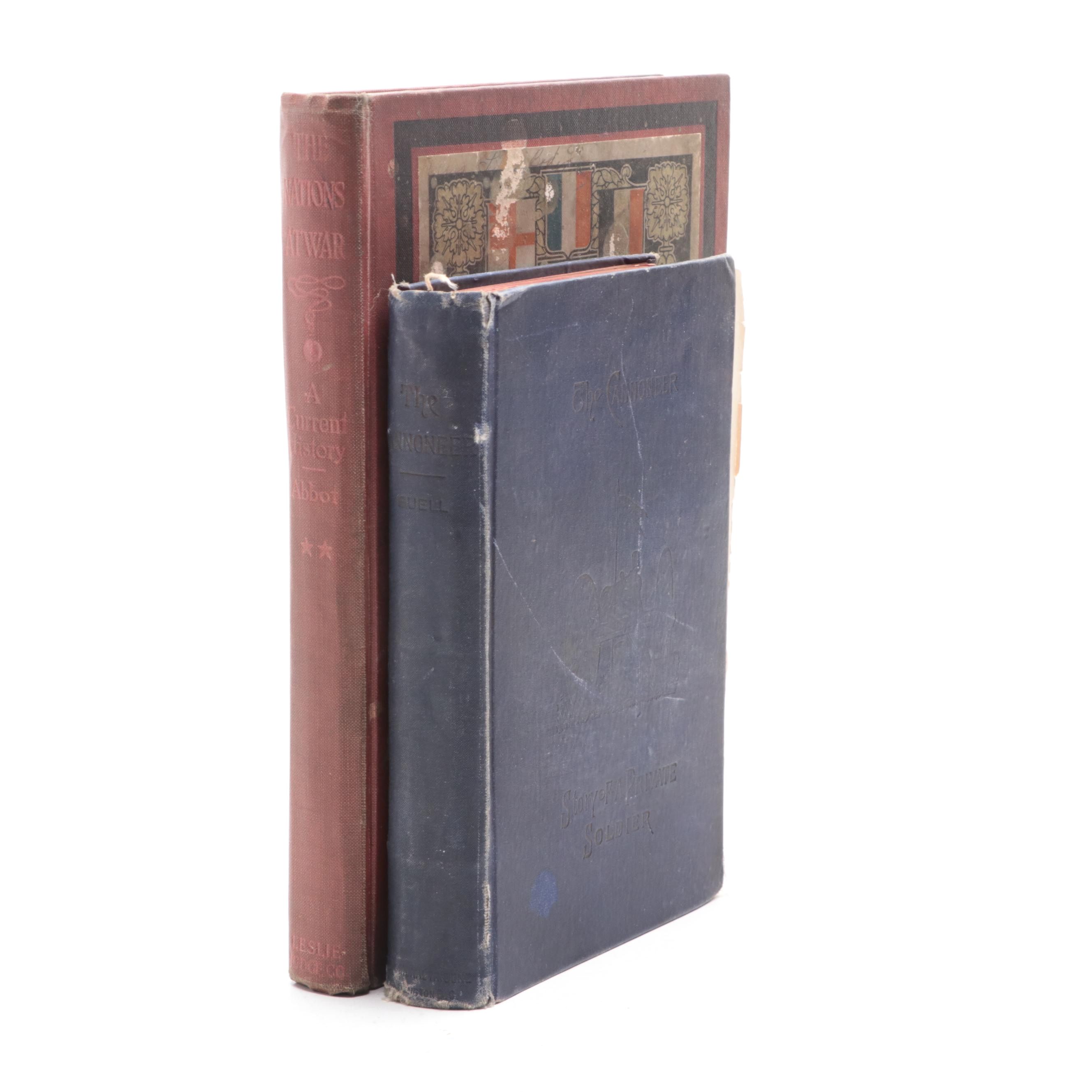 Illustrated "The Nations at War" by Willis J. Abbot and More