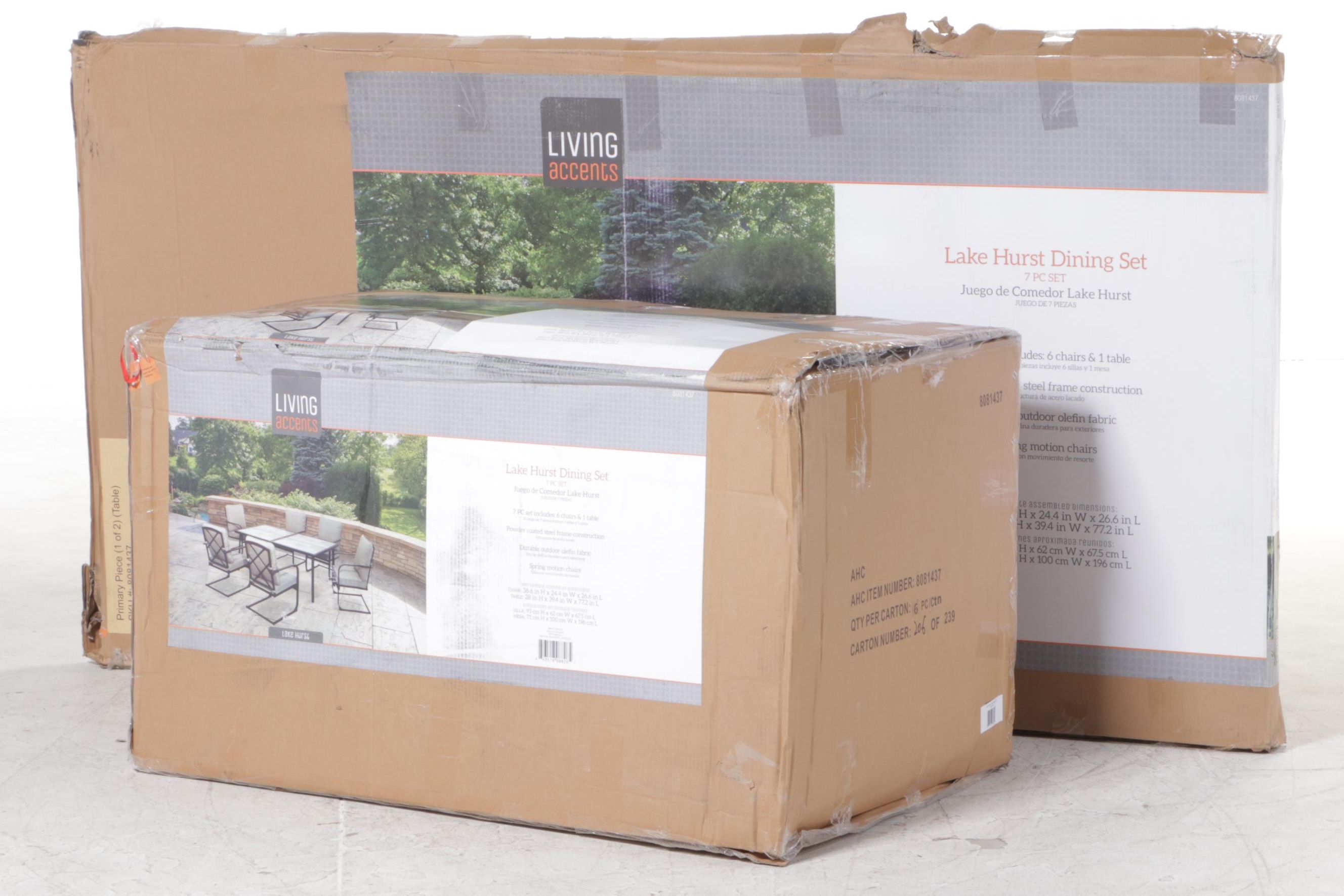 Living Accents Lakehurst Seven-Piece Patio Dining Set