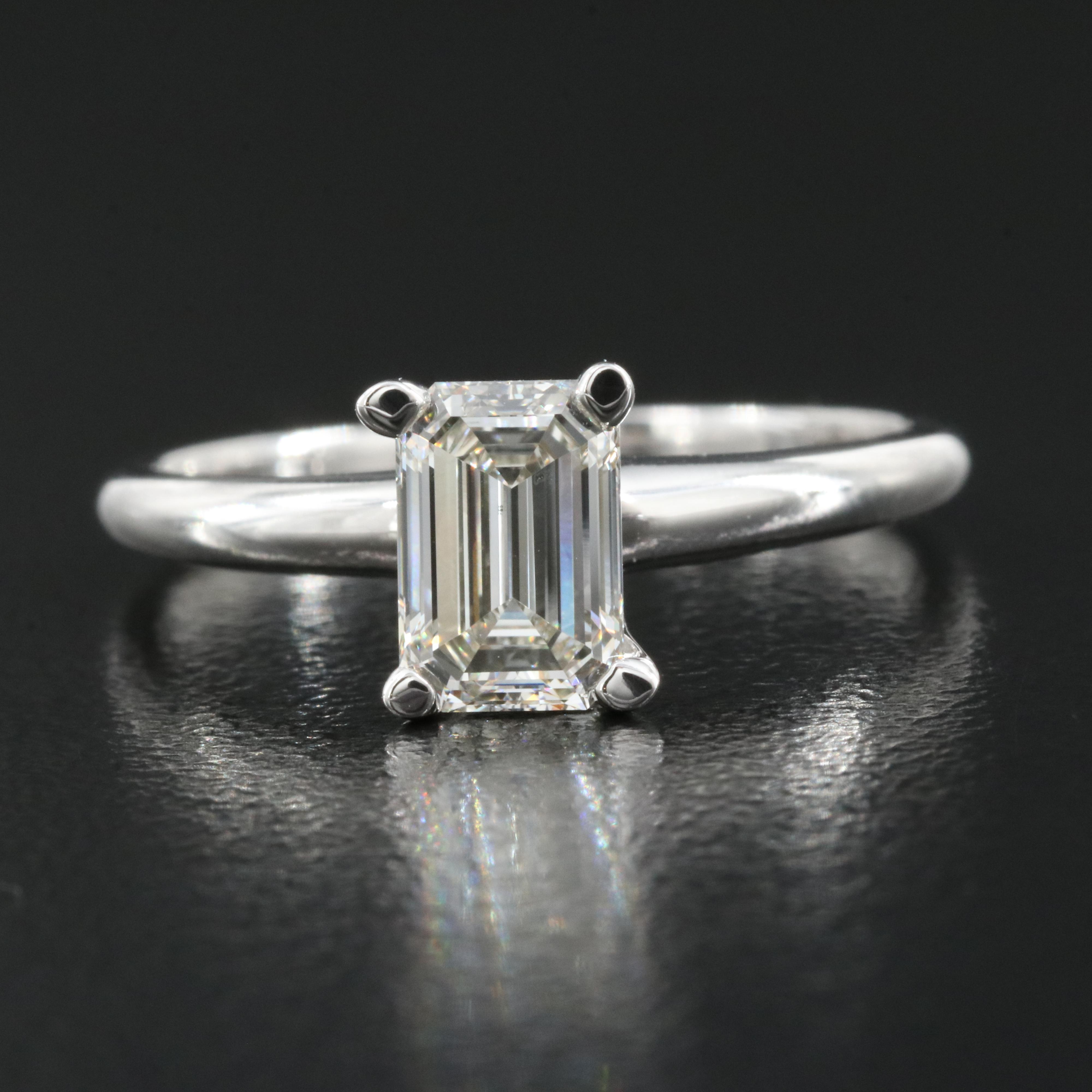 14K 0.93 CT Lab Grown Diamond Solitaire Ring