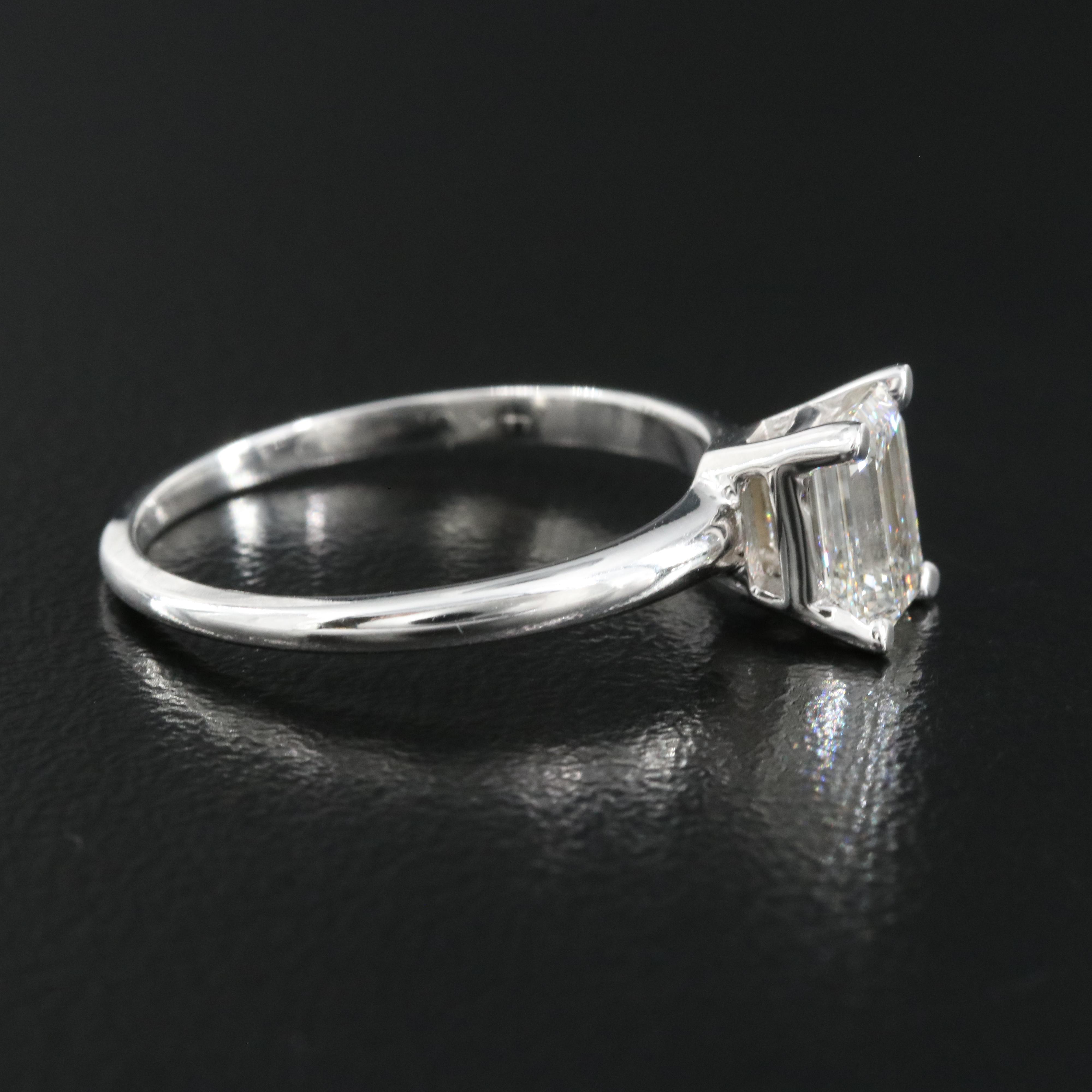 14K 0.93 CT Lab Grown Diamond Solitaire Ring