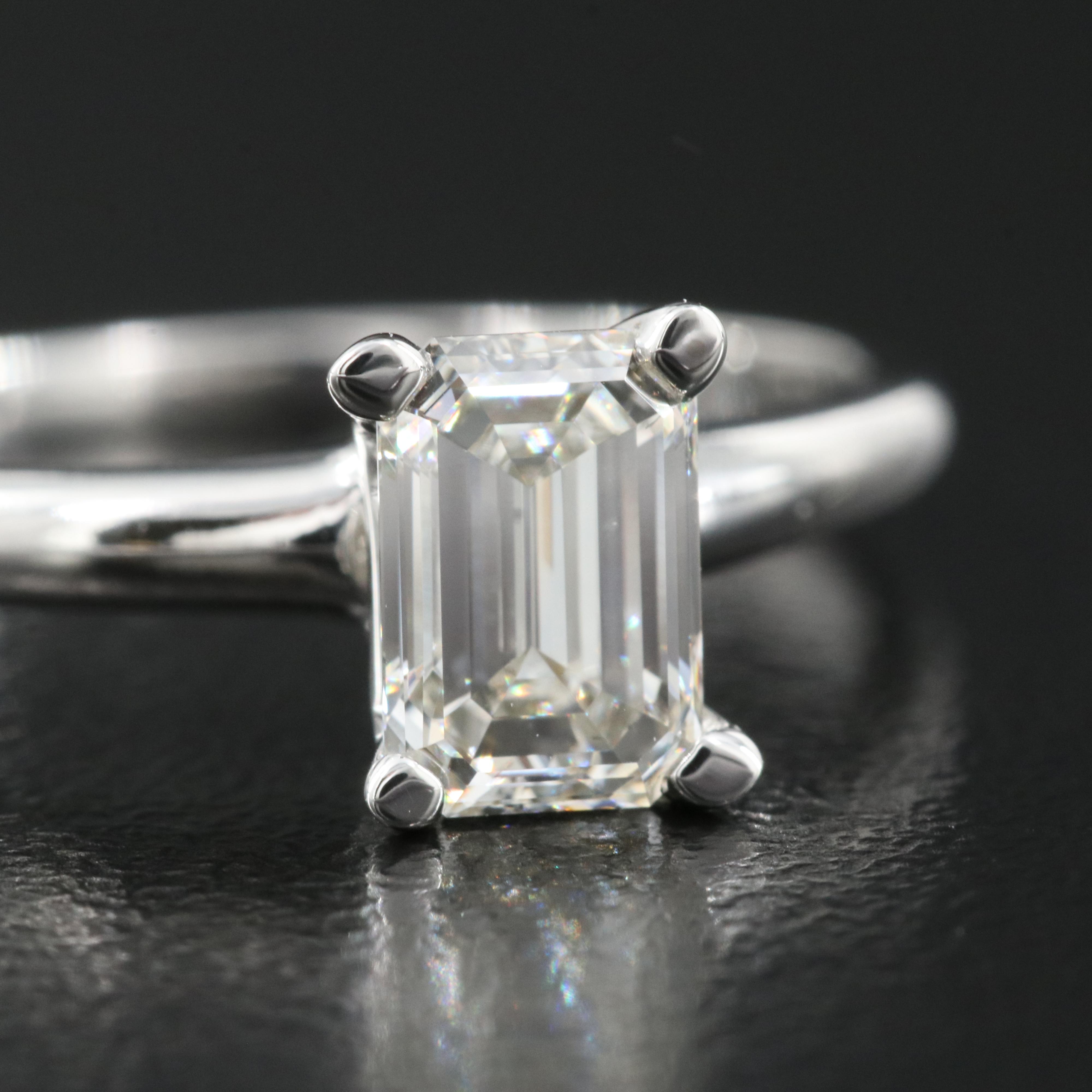 14K 0.93 CT Lab Grown Diamond Solitaire Ring
