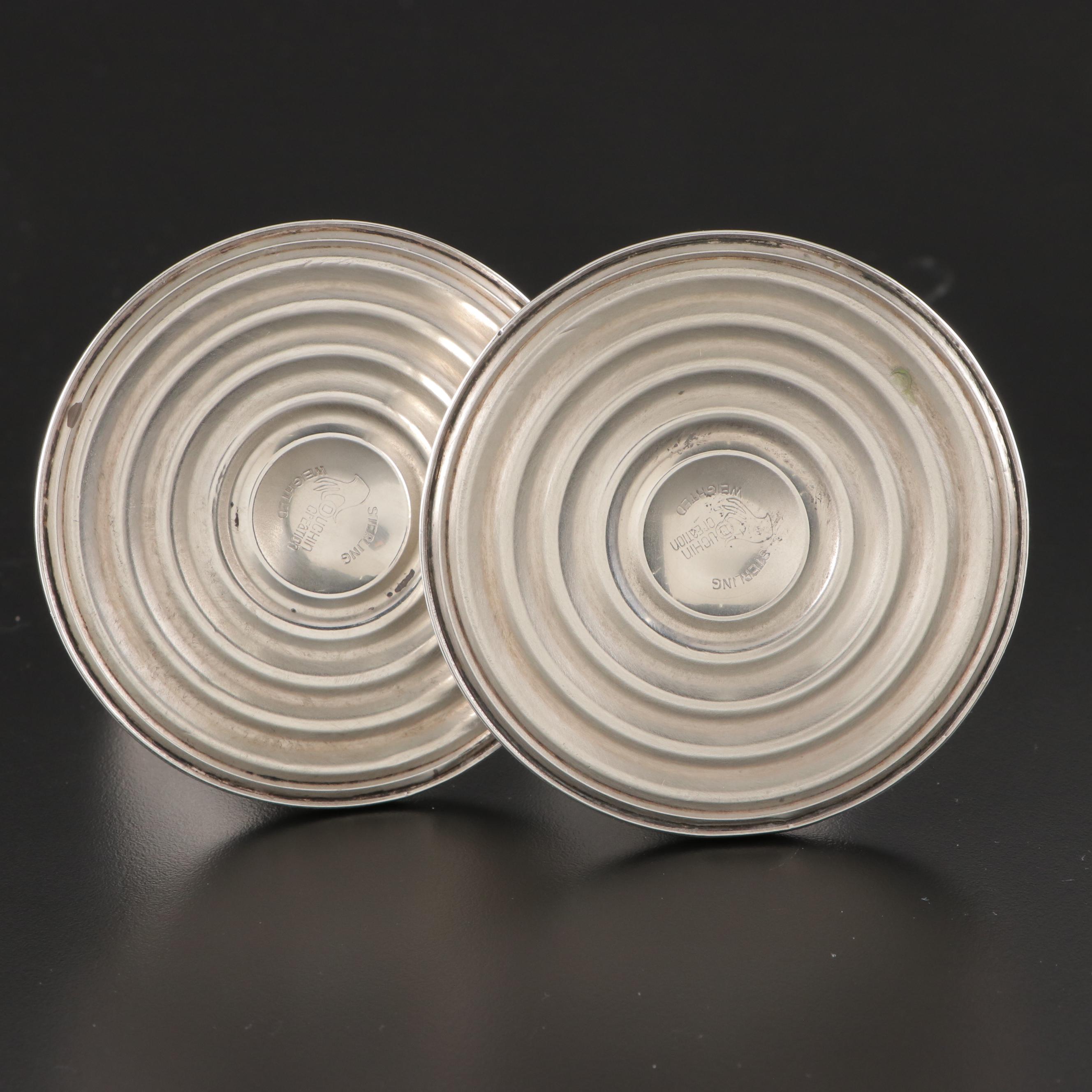 Ames Mfg. Co. Sterling Silver Candelabras and Duchin Creation Candle Holders