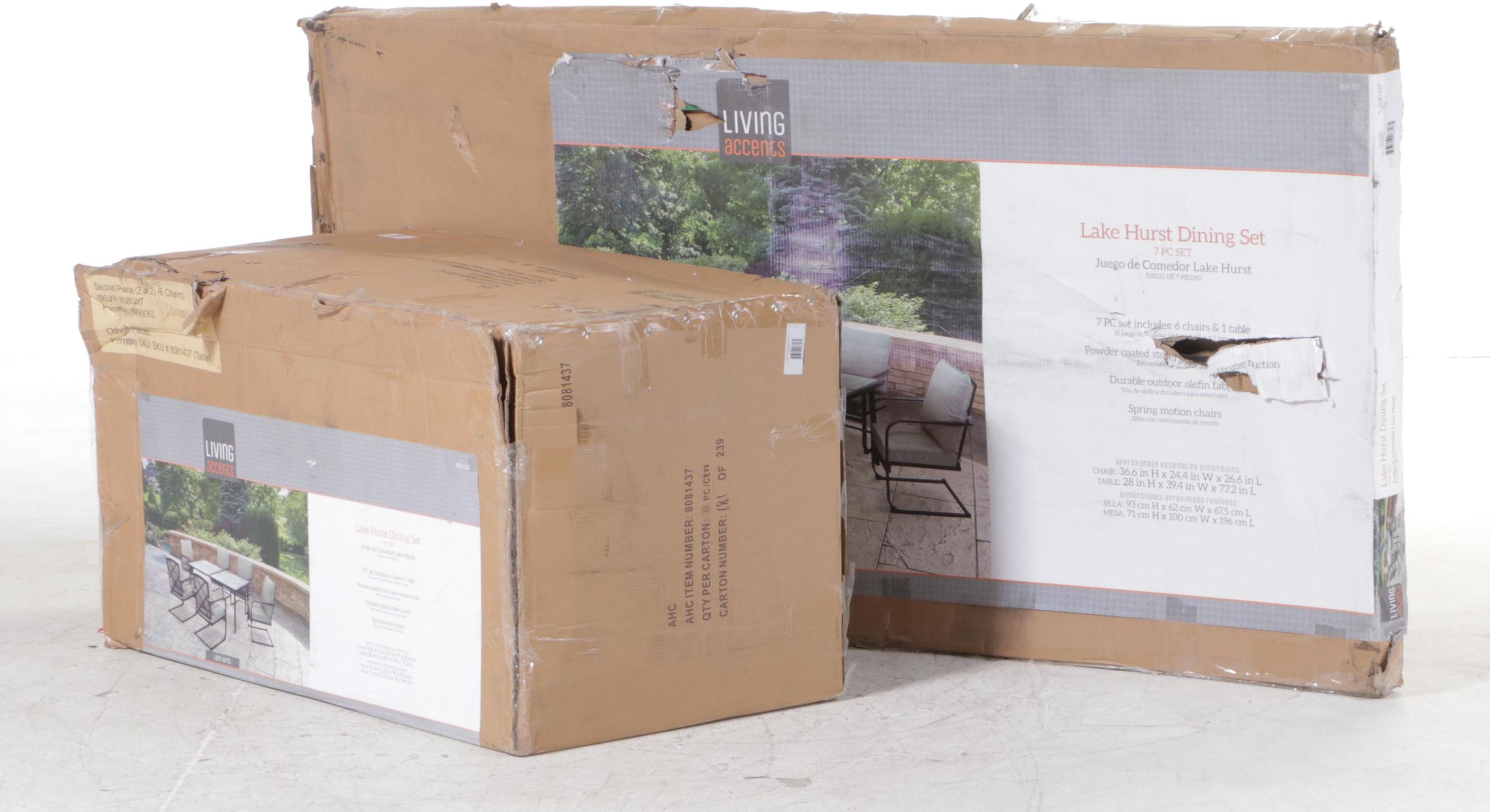 Living Accents Lakehurst Seven-Piece Patio Dining Set