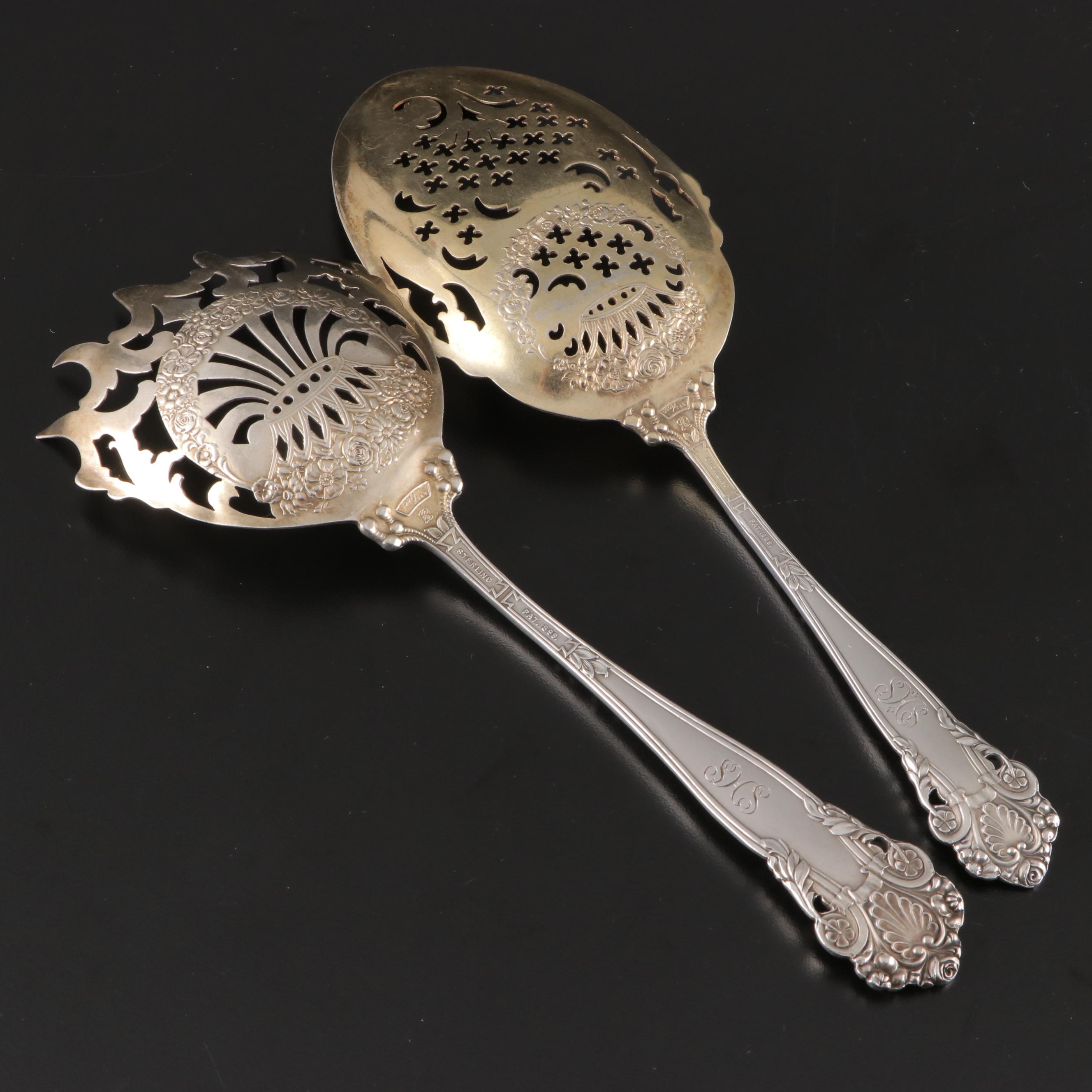 Towle "Georgian" Gold Wash Sterling Silver Serving Utensils
