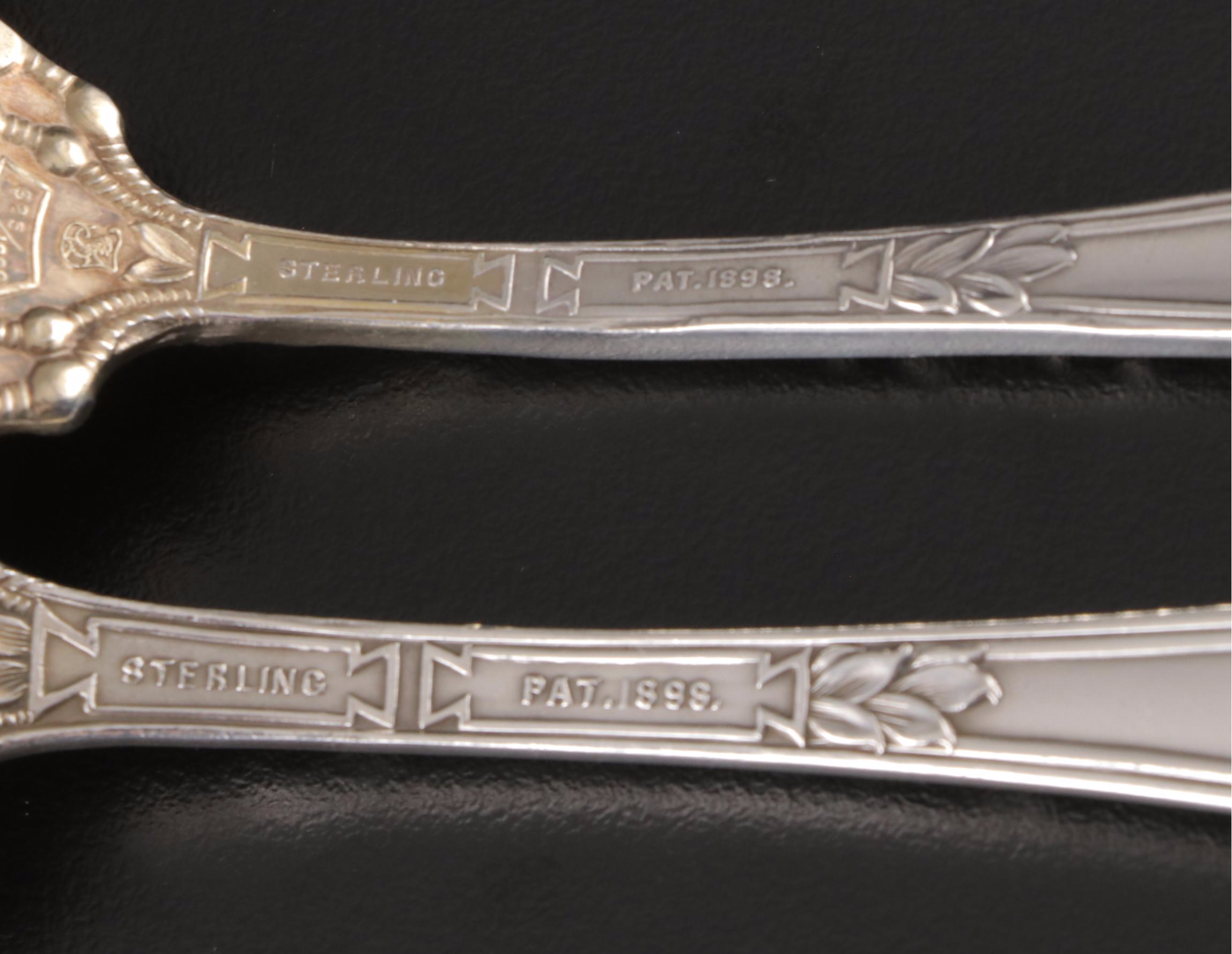 Towle "Georgian" Gold Wash Sterling Silver Serving Utensils