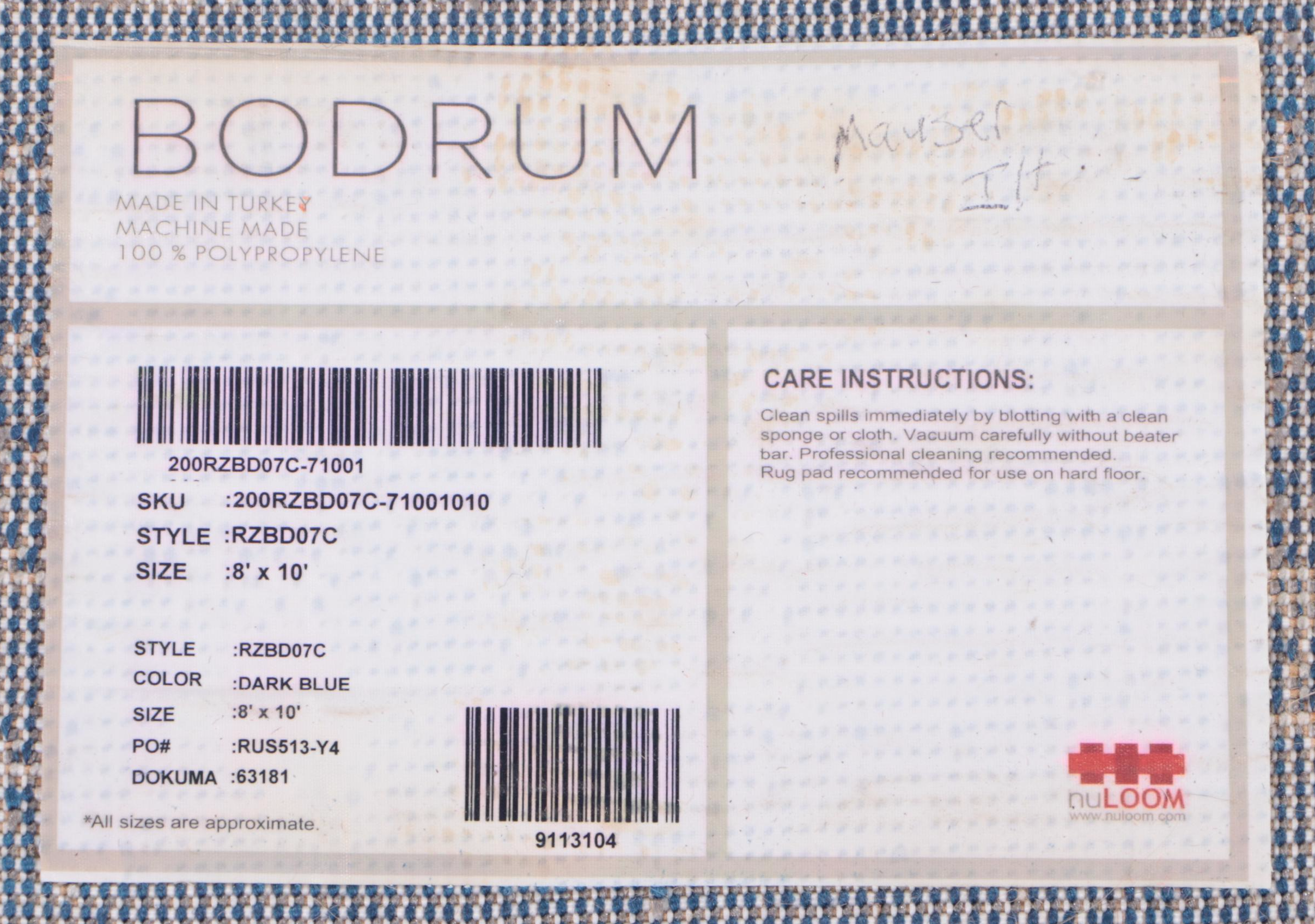 8' x 9'11 Machine Made Overdyed NuLoom Turkish "Bodrum" Area Rug