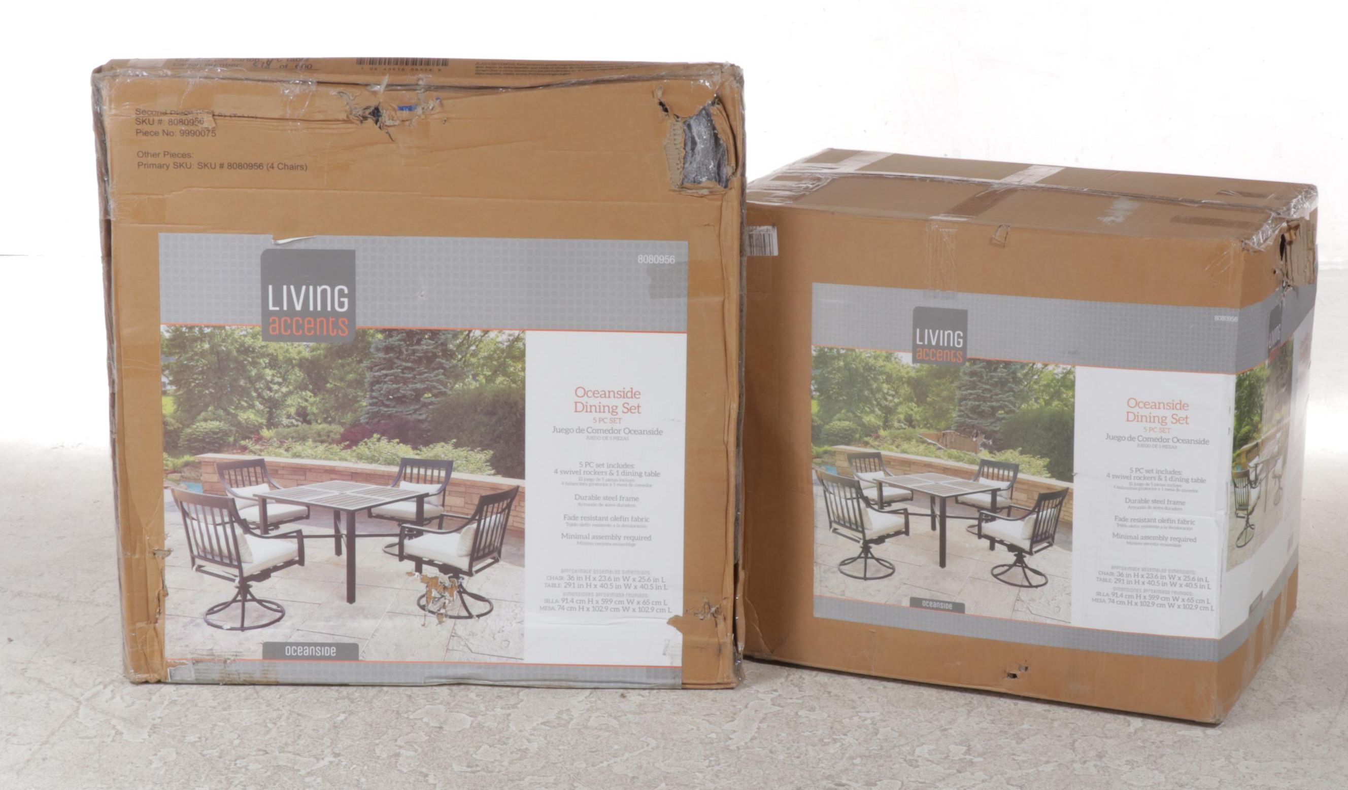 Living Accents Oceanside Five-Piece Patio Dining Set