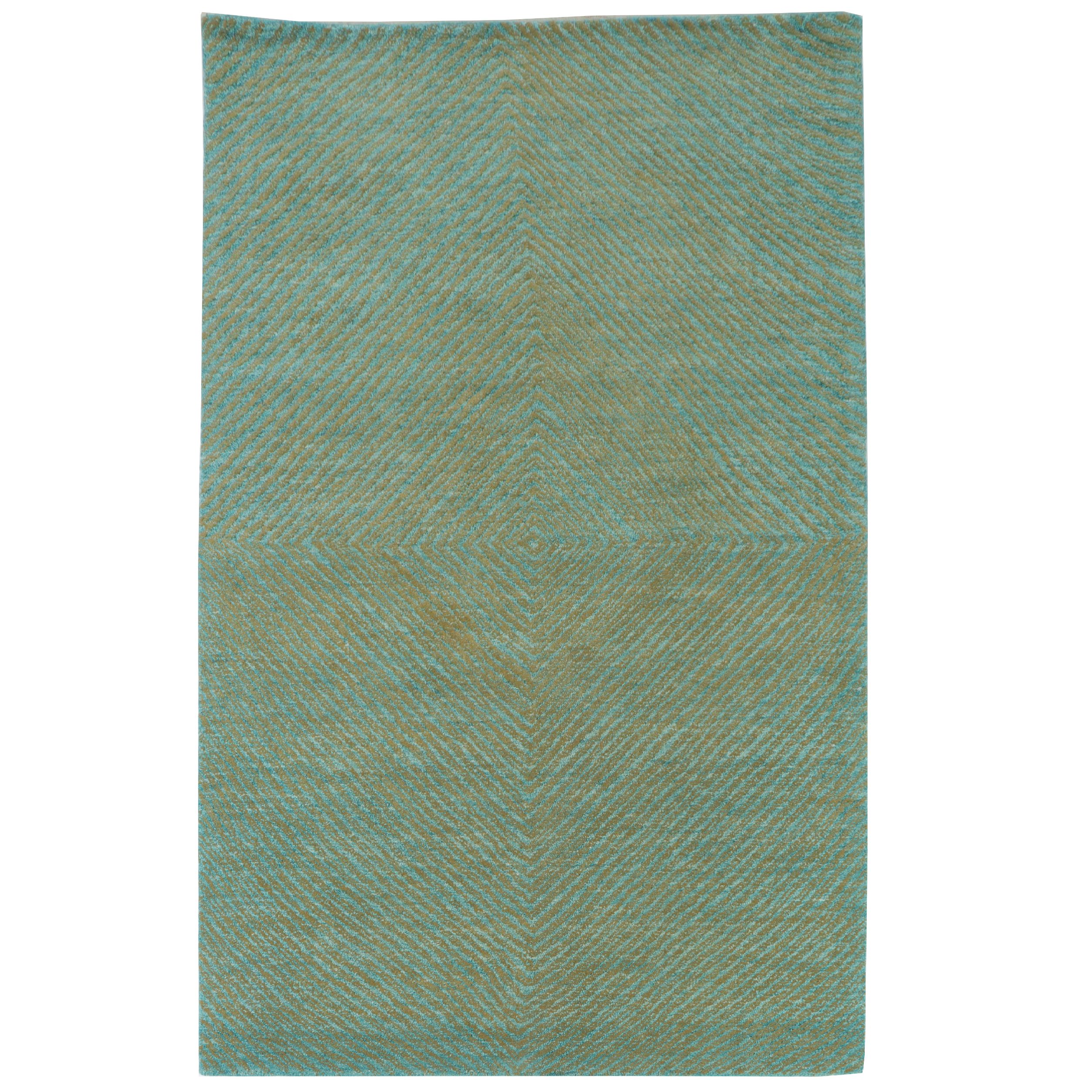 5' x 7'9 Hand-Tufted The Rug Gallery Diamond Pattern Area Rug