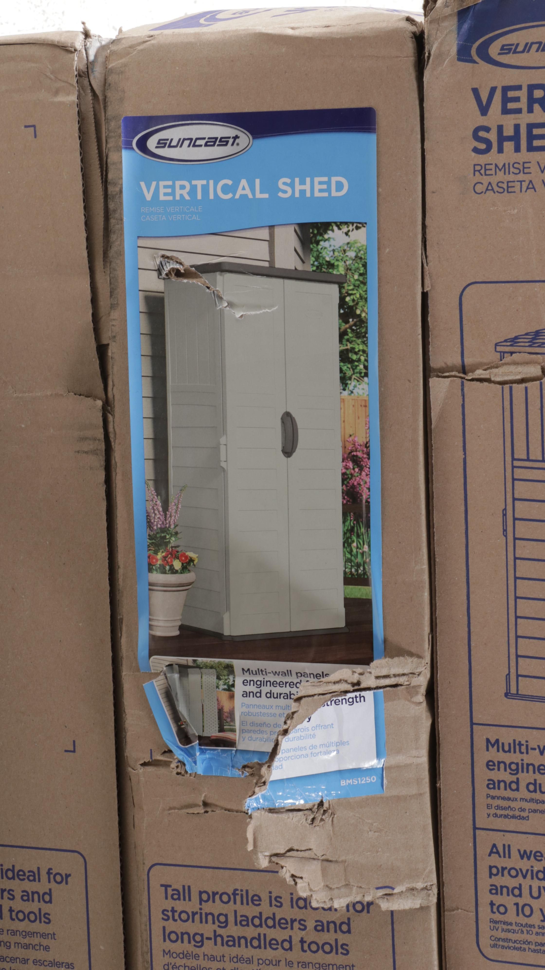 Suncast Plastic Vertical Shed