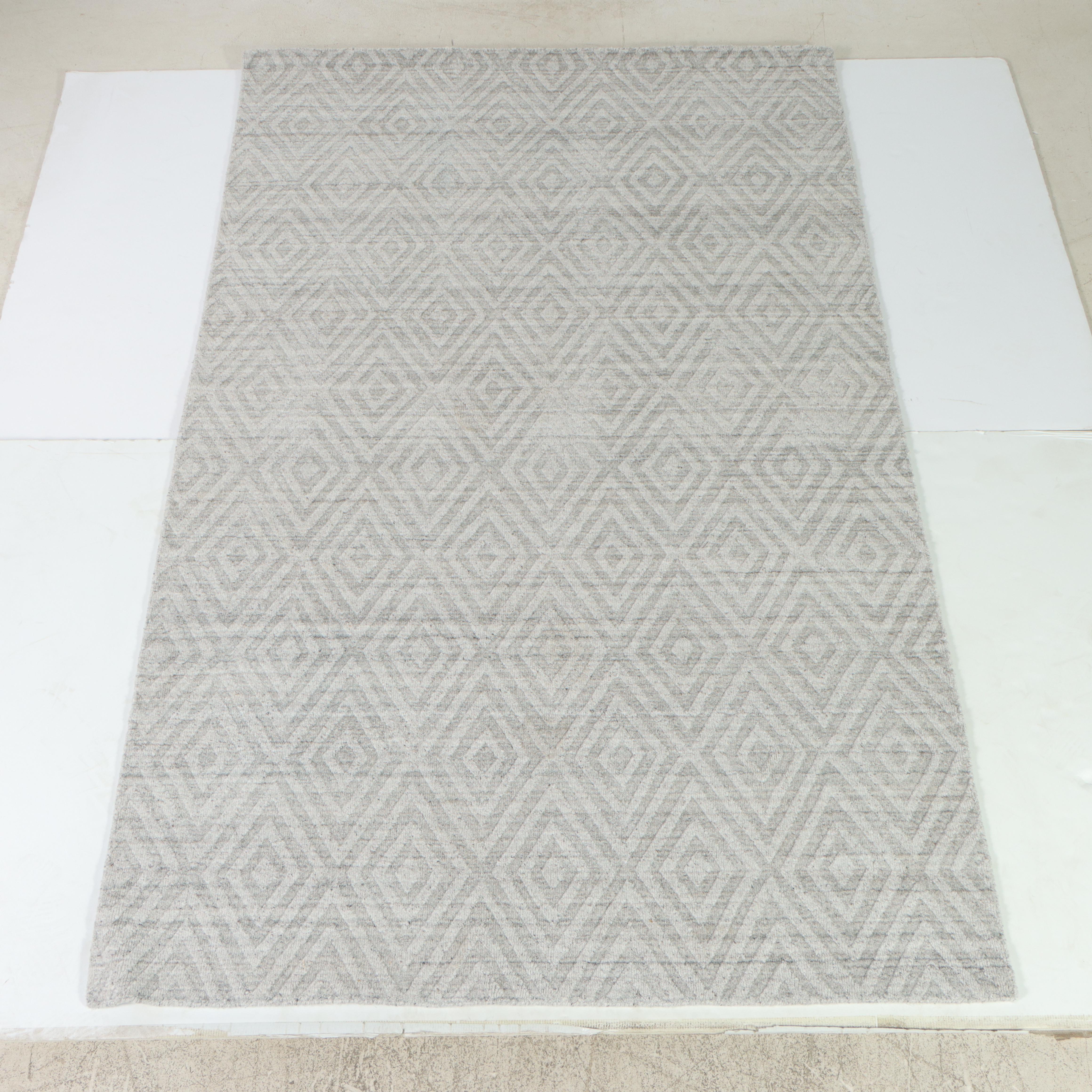 5' x 7'11 Hand-Knotted The Rug Gallery Indian Diamond Trellis Area Rug