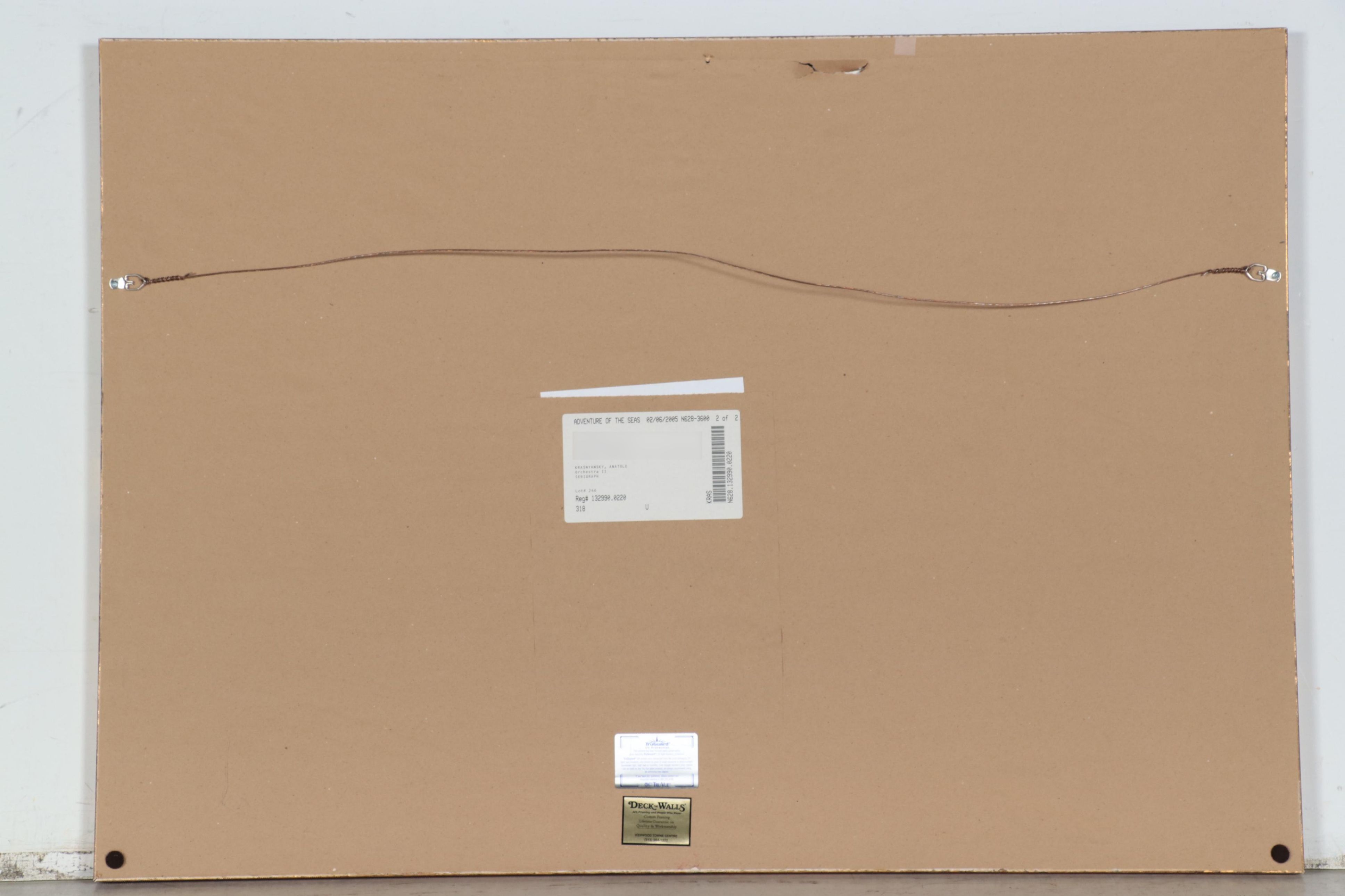 Anatole Krasnyansky Serigraph "Orchestra II," 2002