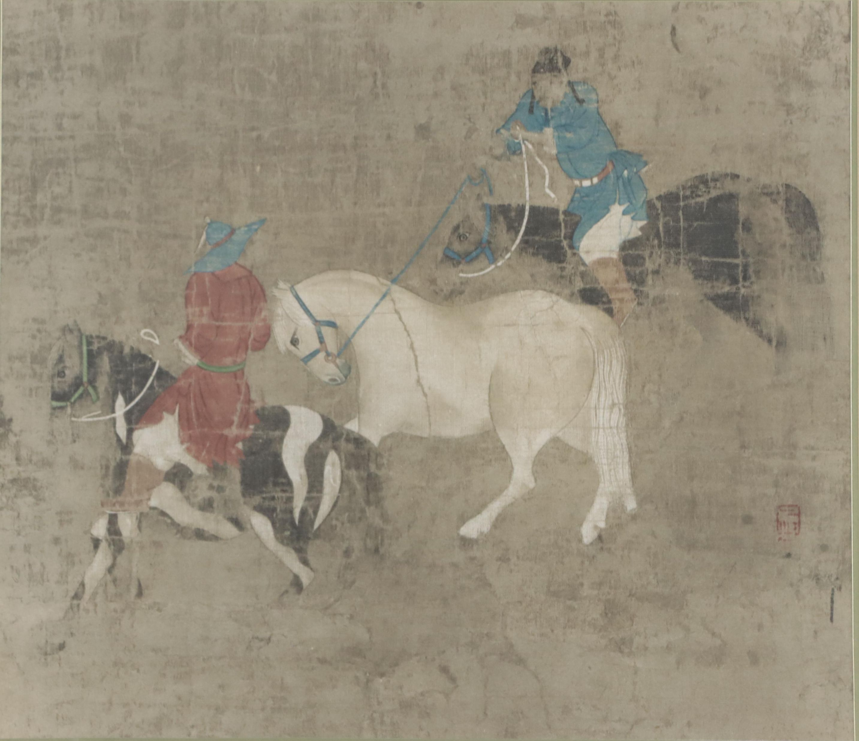 Collotype of Tribute Horses, Late 20th Century
