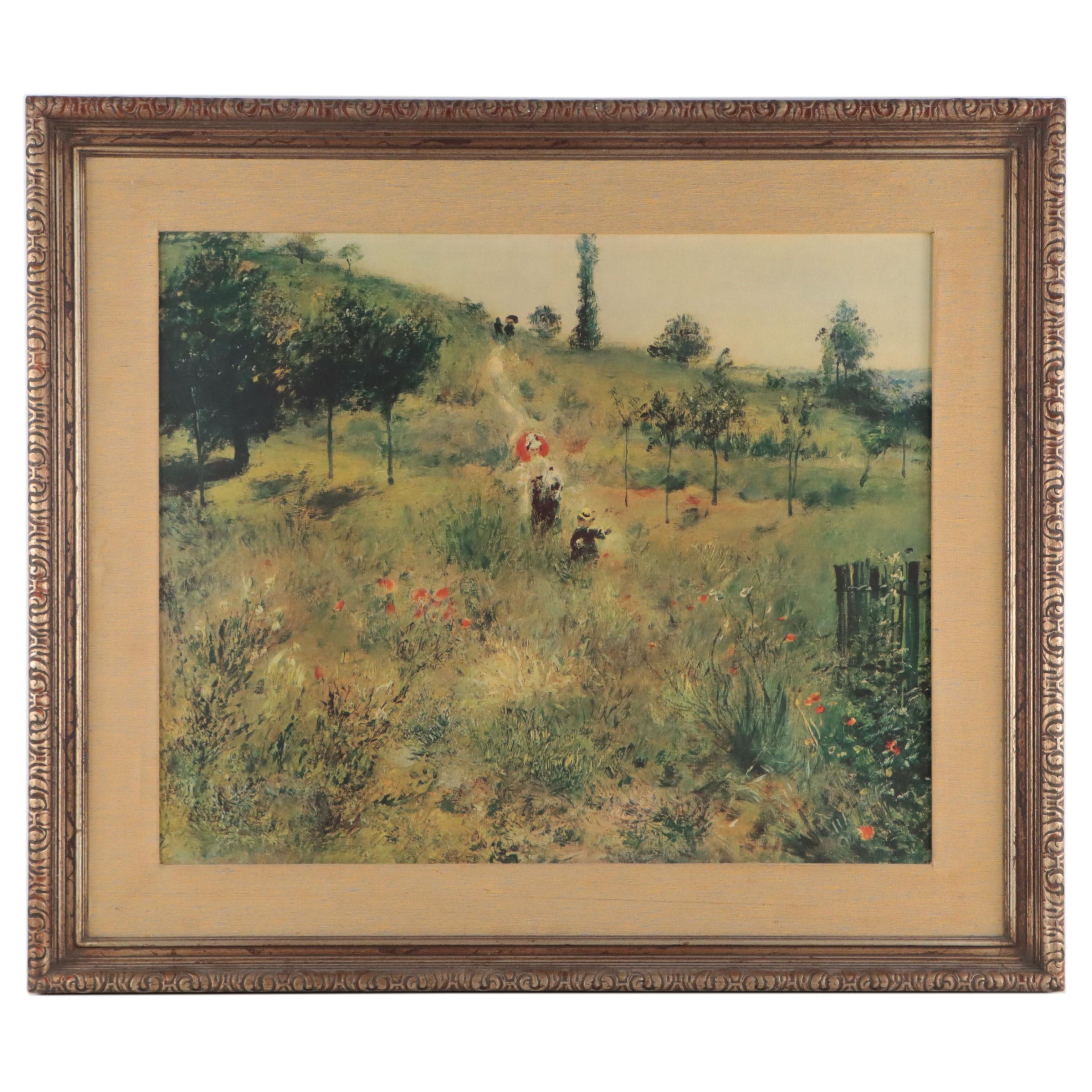 Collotype After Pierre-Auguste Renoir "Path Leading through Tall Grass"