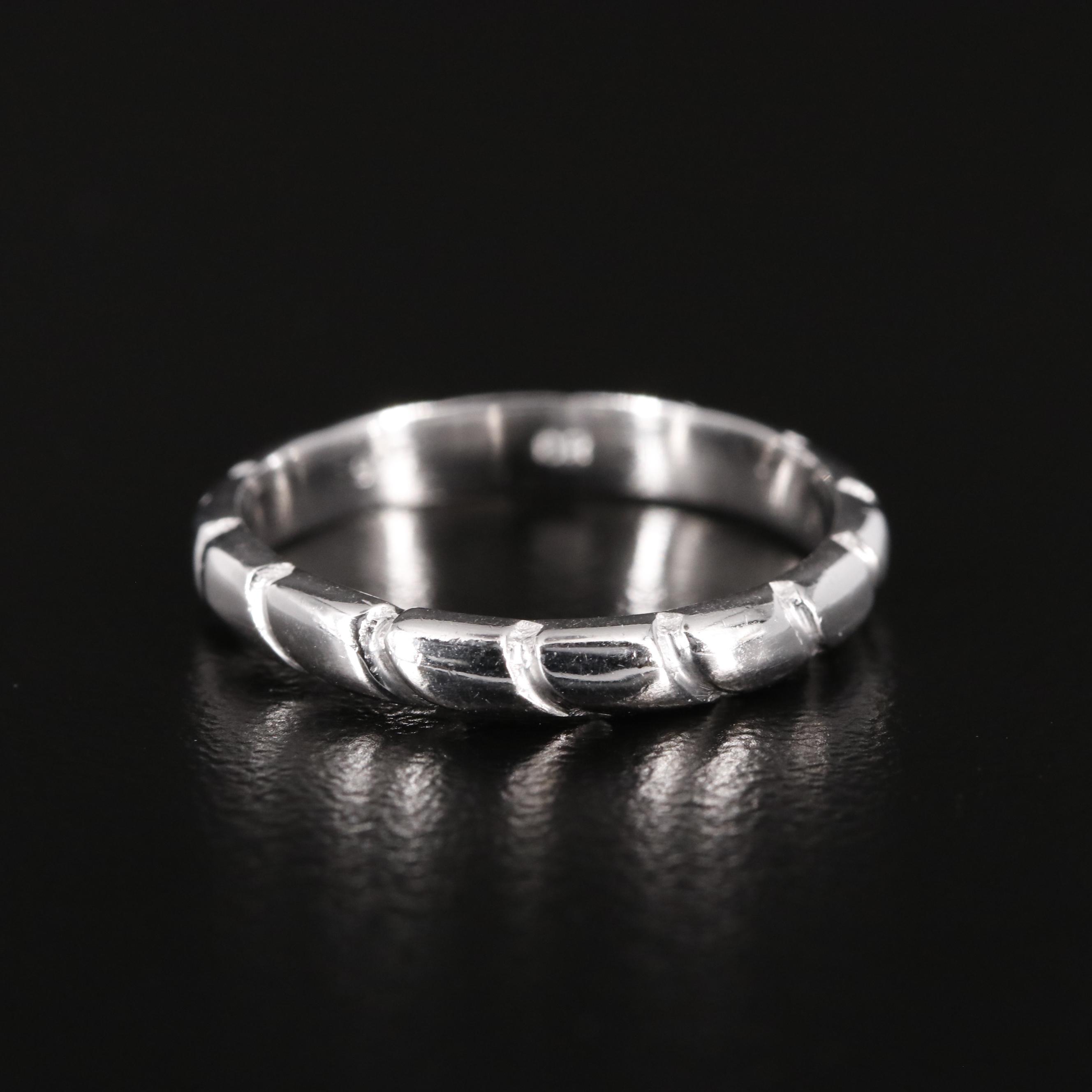 Sterling Textured Band Ring