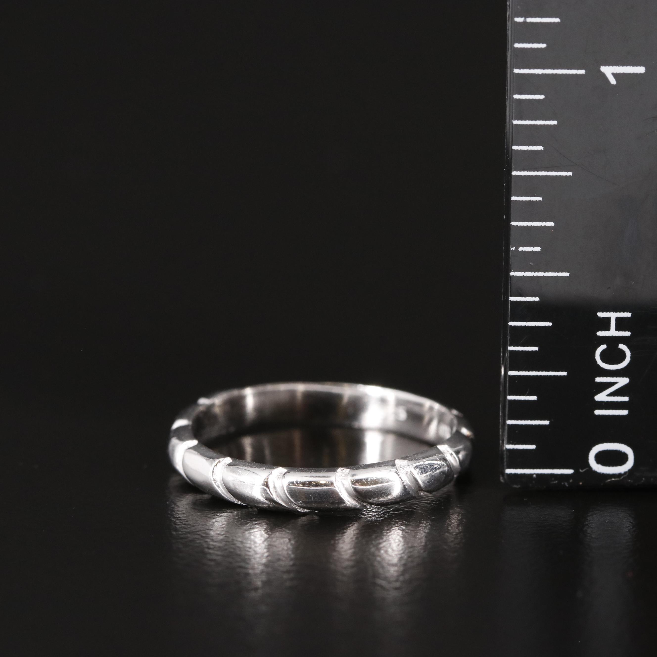 Sterling Textured Band Ring