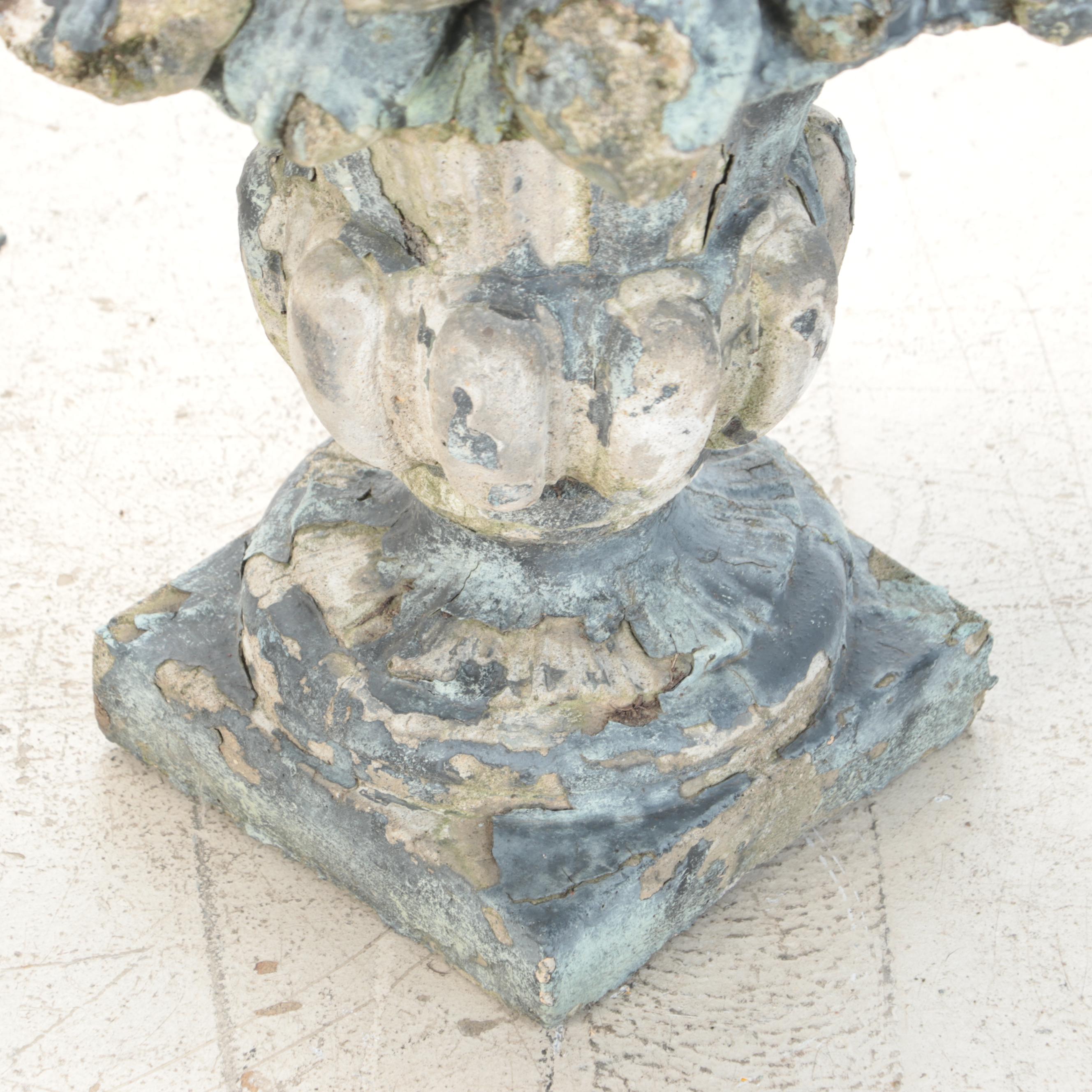 Pair of Cast Concrete Garden Fruit Baskets